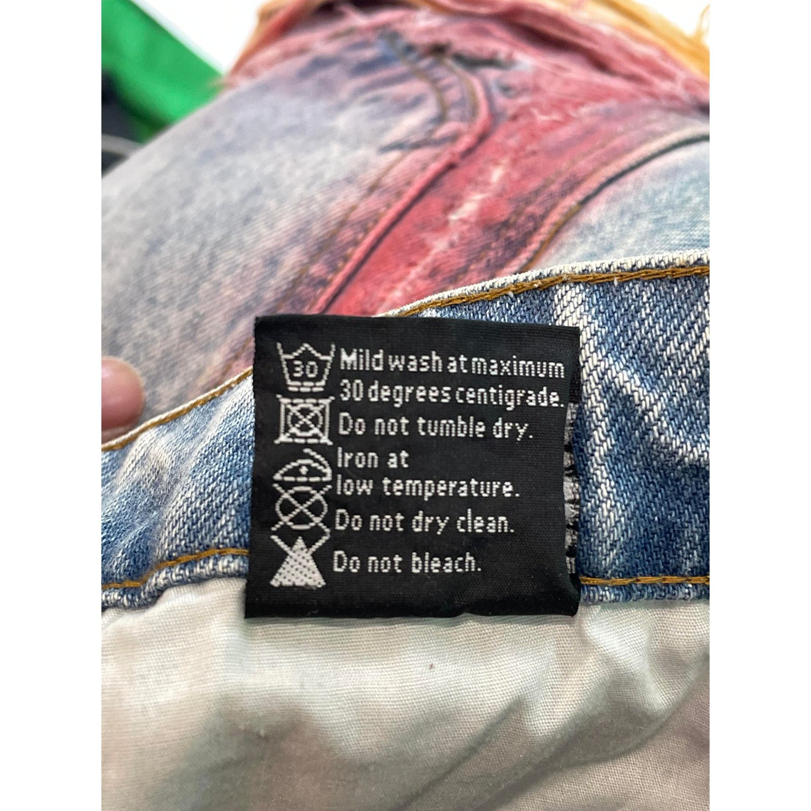 Who Decides War WDW Multi Bejeweled Jeans Size US 30 / EU 46 - 4 Thumbnail