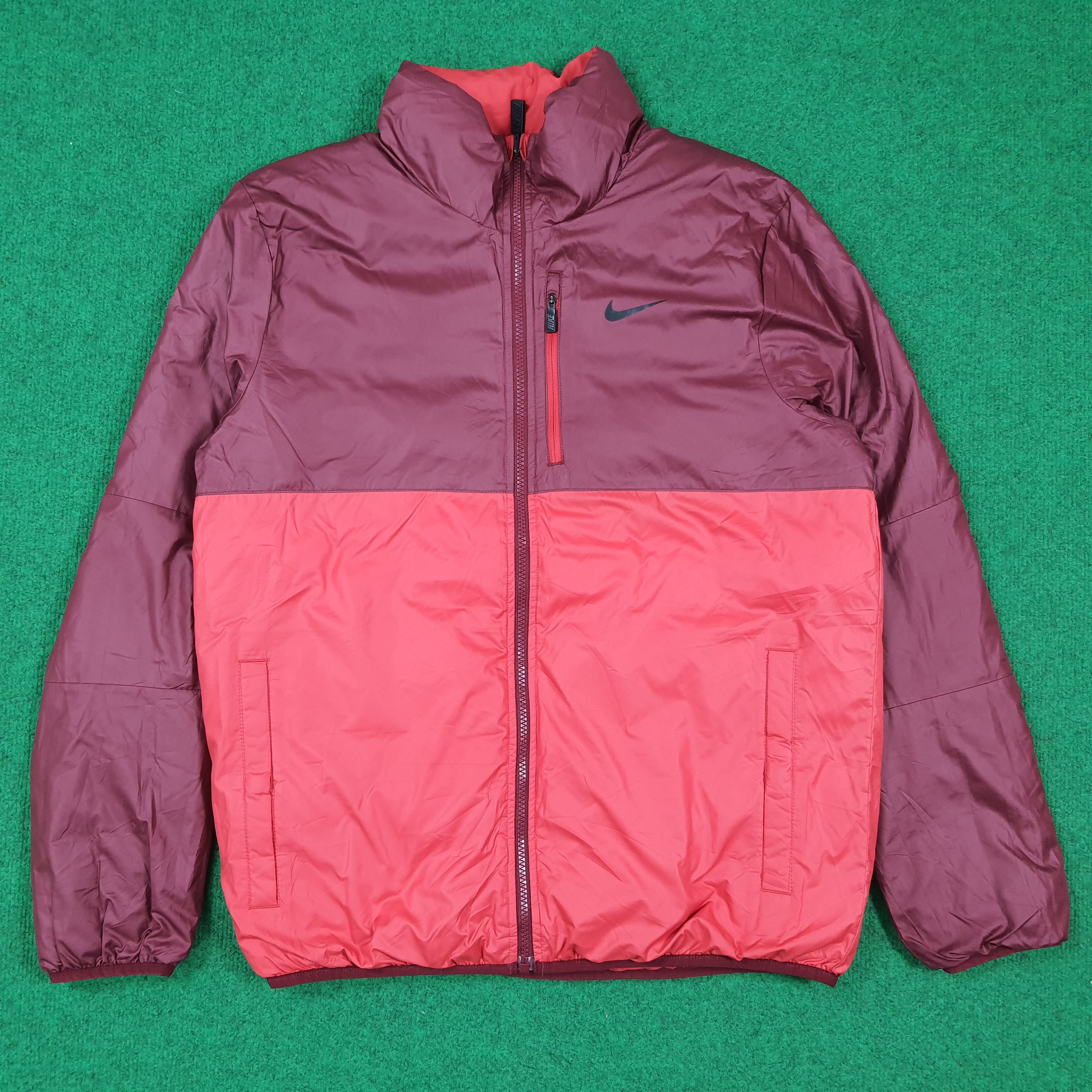 Vintage Nike Reversible Full Zipper Puffer Jacket C289N3