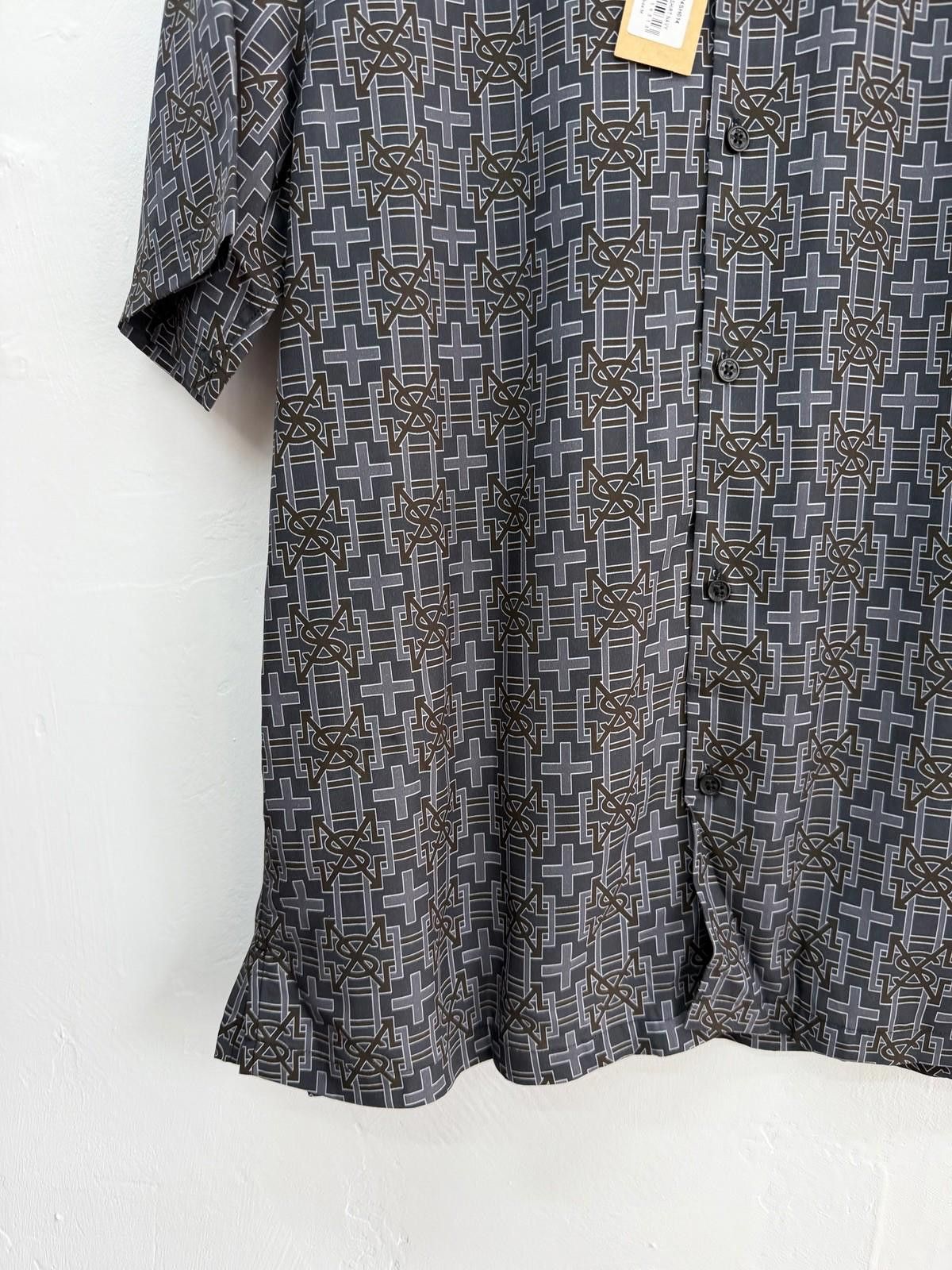 Ksubi new ksubi medium m short sleeve resort shirt plus grey Size US M / EU 48-50 / 2 - 3 Thumbnail