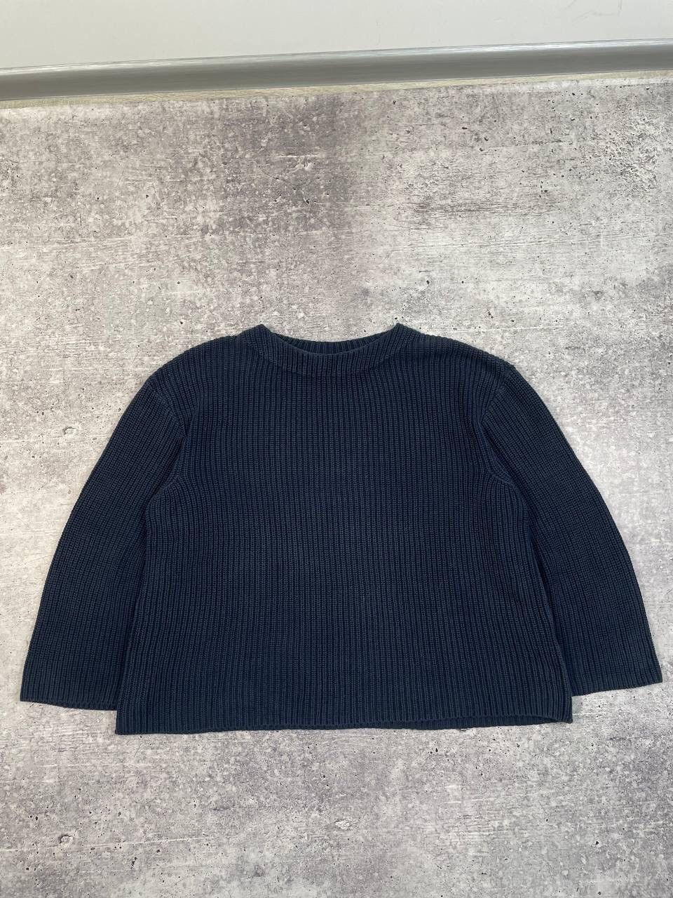 Norse Projects Norse Projects Baggy Cropped Heavy Cotton Knit Sweater Y2K Size US L / EU 52-54 / 3 - 1 Thumbnail