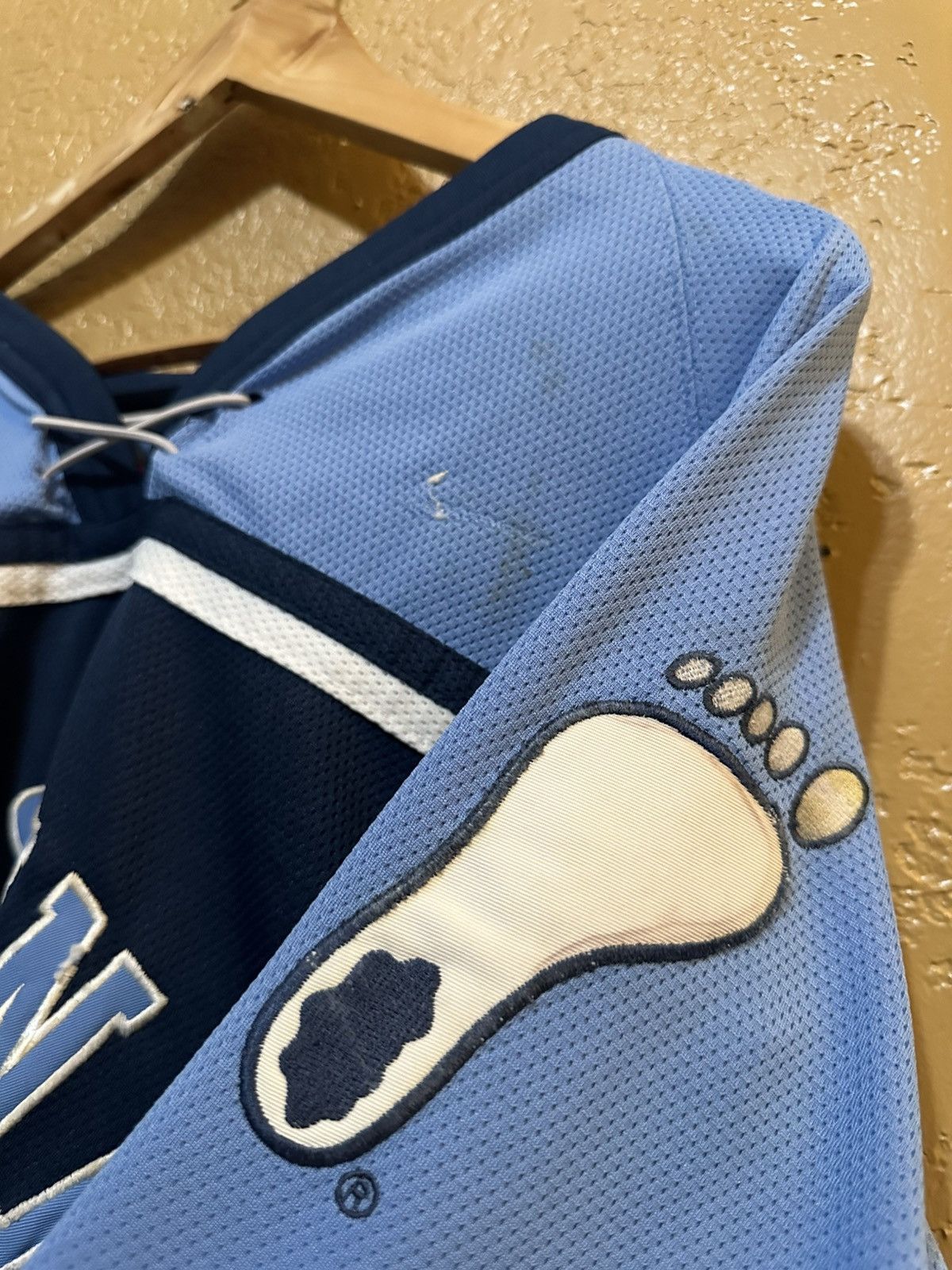 Nike distressed vintage Nike UNC Carolina Tar Heels hockey jersey Size US XXL / EU 58 / 5 - 4 Thumbnail