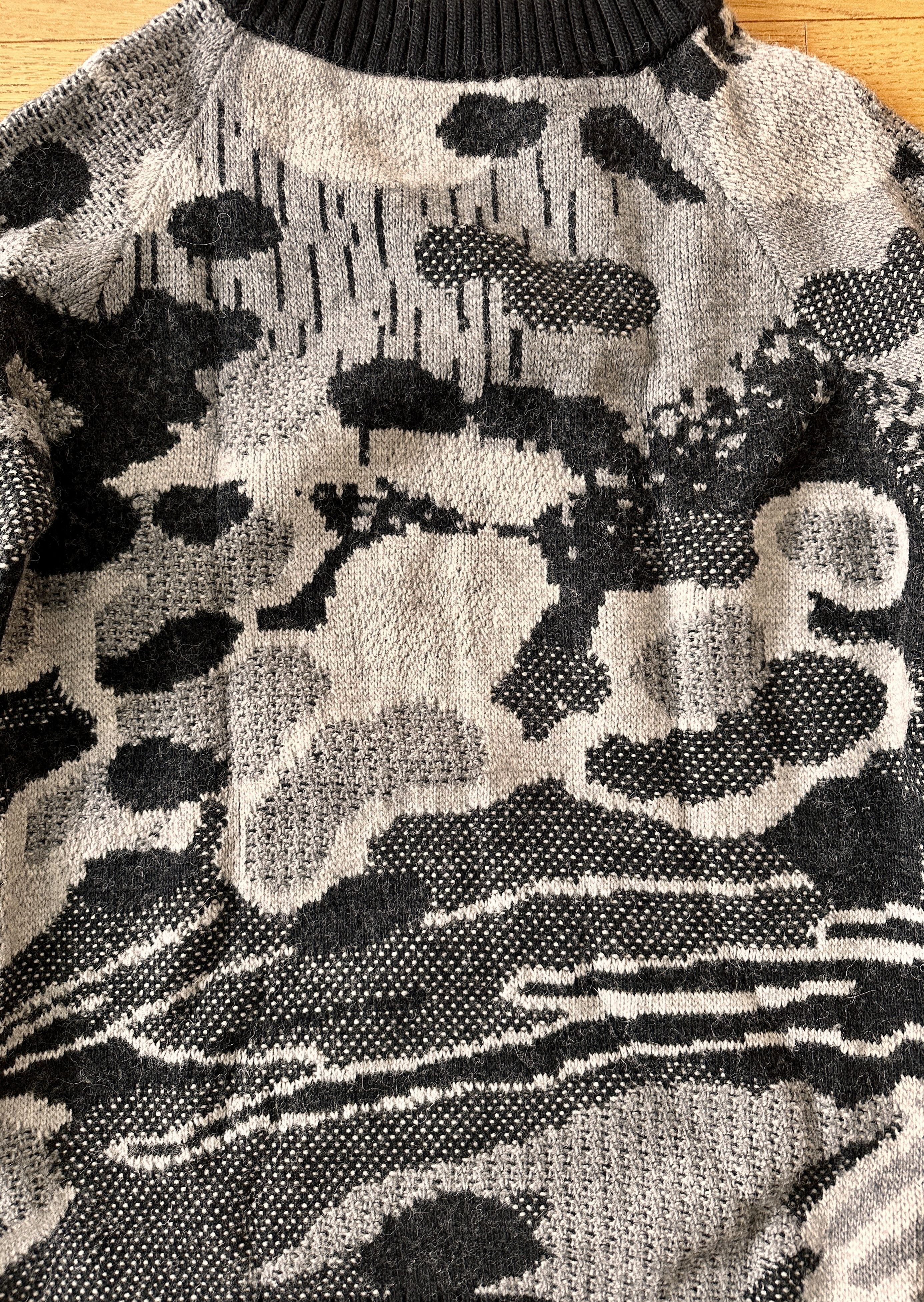 11 By Boris Bidjan Saberi Wool & Alpaca Blend Jacquard Sweater Size US L / EU 52-54 / 3 - 3 Thumbnail