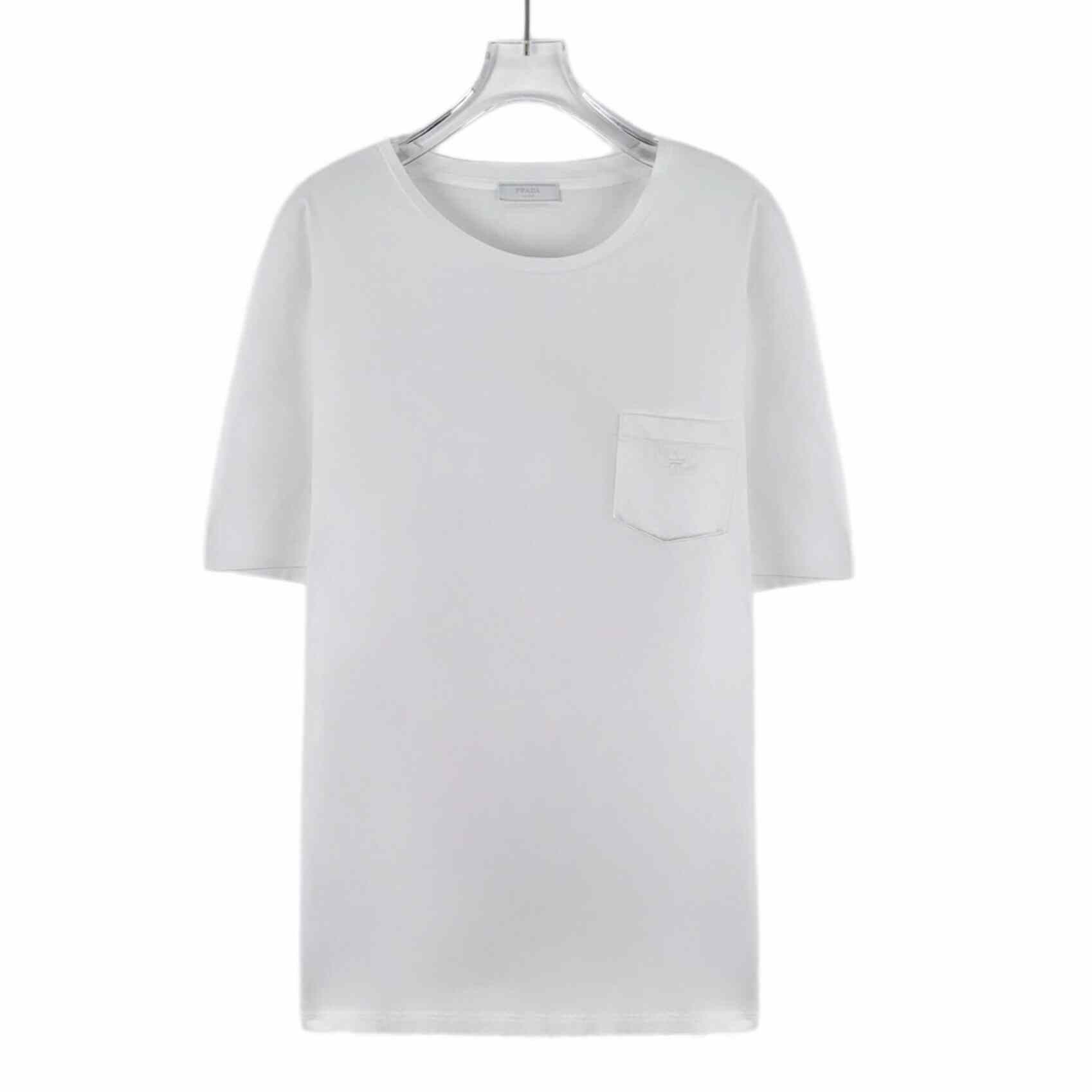 Prada Prada Retro Embroidered White T-Shirt XXXL Men Size US XXL / EU 58 / 5 - 1 Thumbnail