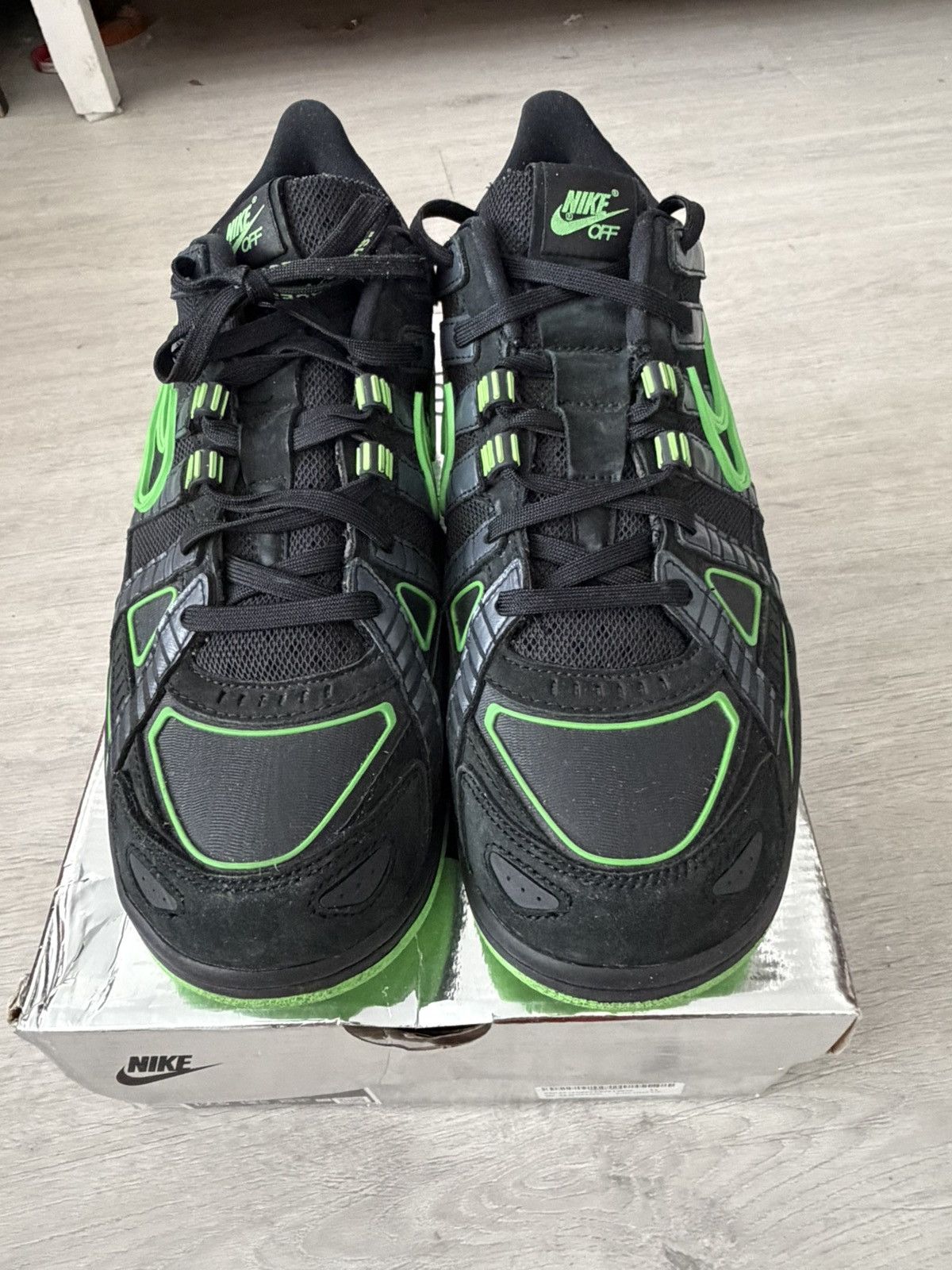 Nike × Off-White Nike Off-White x Air Rubber Dunk Green Strike Size US 11 / EU 44 - 6 Thumbnail