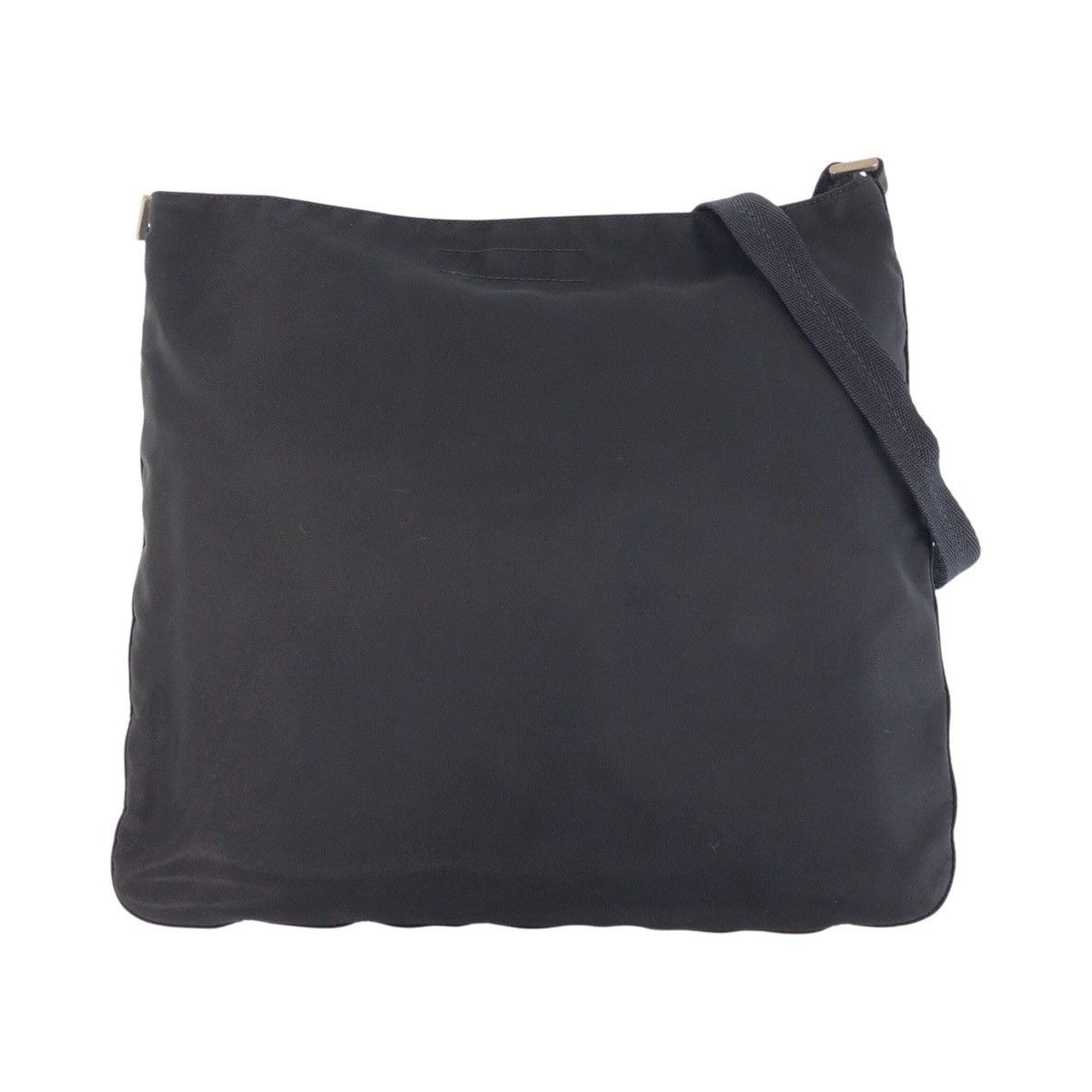 Prada Prada Tessuto Triangle Logo Plate Shoulder Bag Others Crossbody Bag in Black, Women's