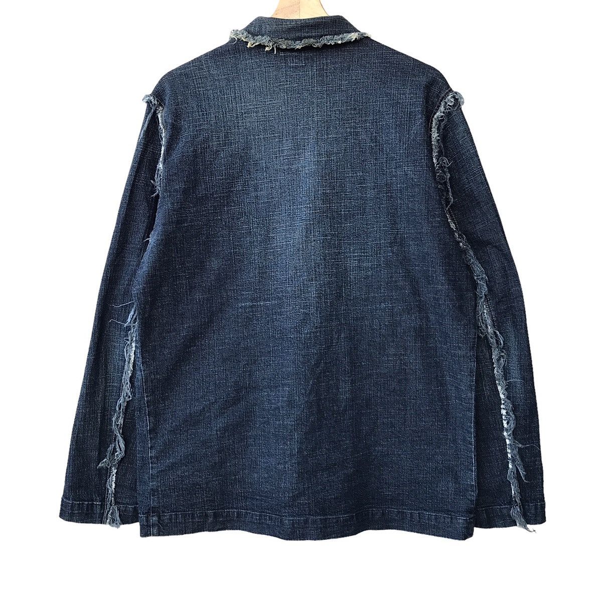 Diesel × Vintage Diesel Y2K Distressed Processed Stretchable Denim Jacket Size US M / EU 48-50 / 2 - 2 Thumbnail