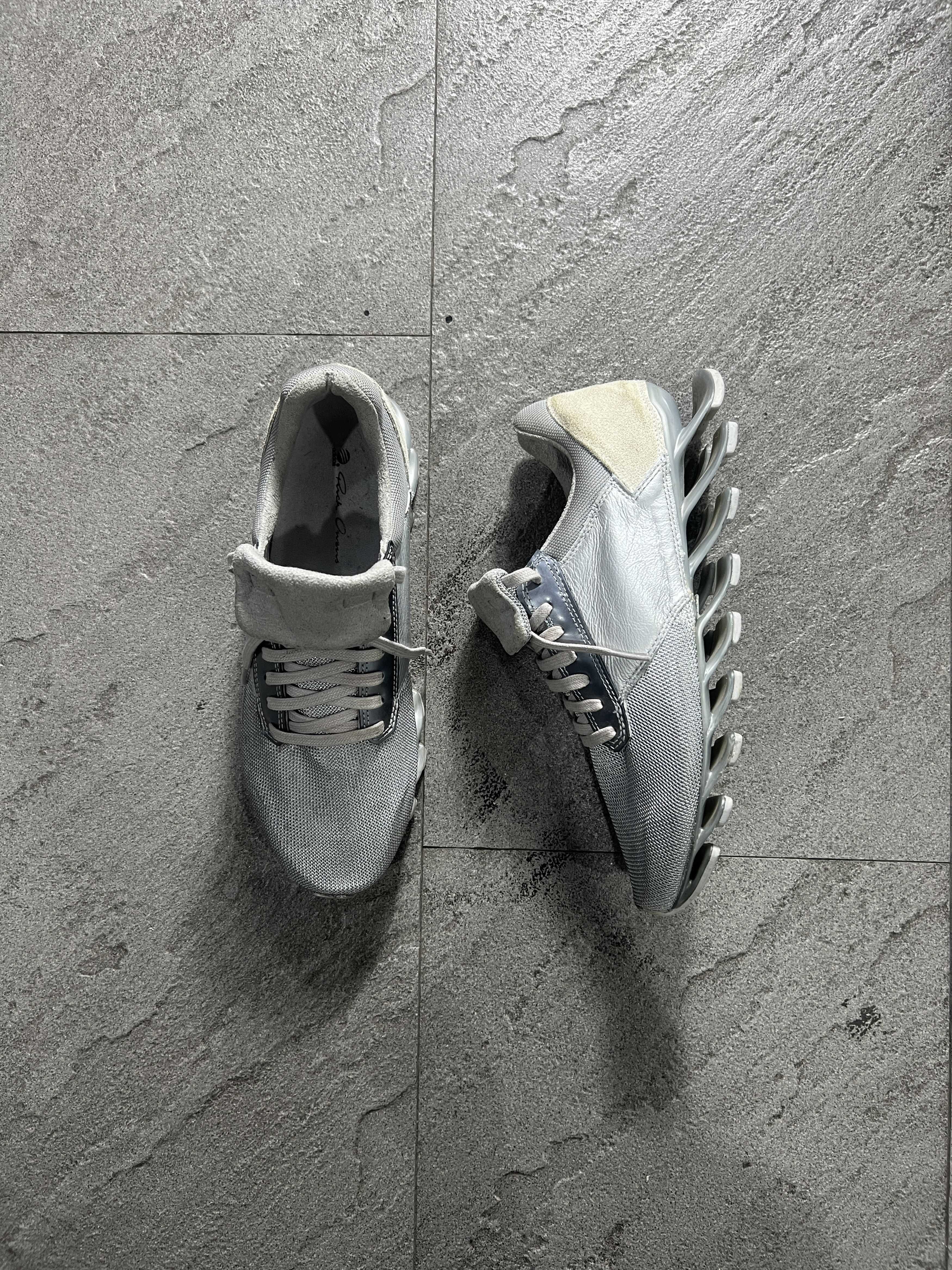 Adidas × Rick Owens Adidas x Rick Owens Springblade Low Grey US8 EU41.5 Size US 8 / EU 41 - 1 Thumbnail