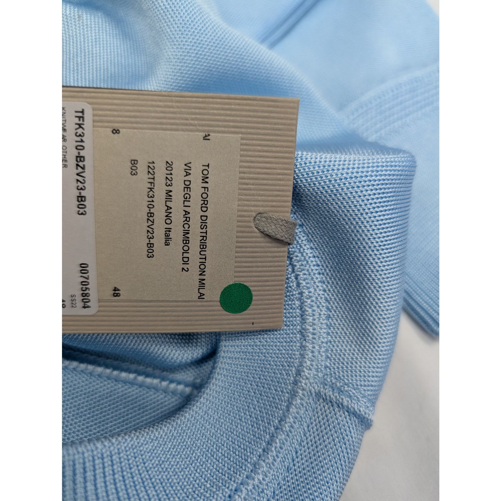 Tom Ford o1rshd1 Knitwear Sweatshirt Sweater in Light Blue Size US M / EU 48-50 / 2 - 22 Thumbnail