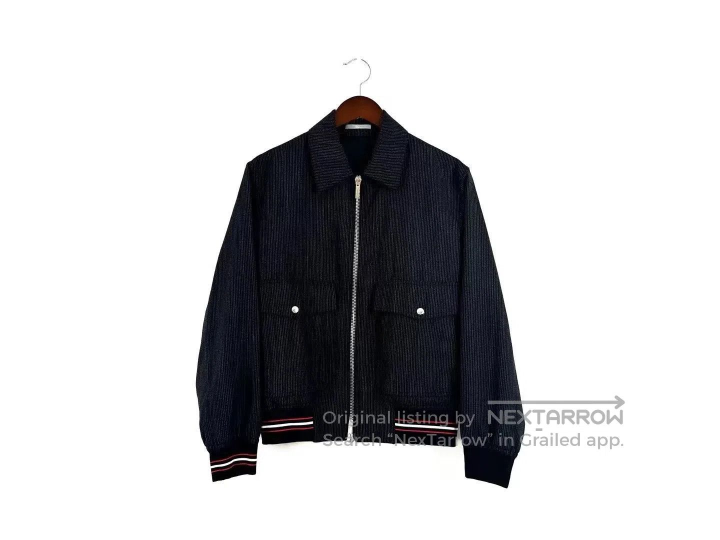 Dior Dior Homme Woven Stripe Zipper Jacket. Size US S / EU 44-46 / 1 - 1 Thumbnail