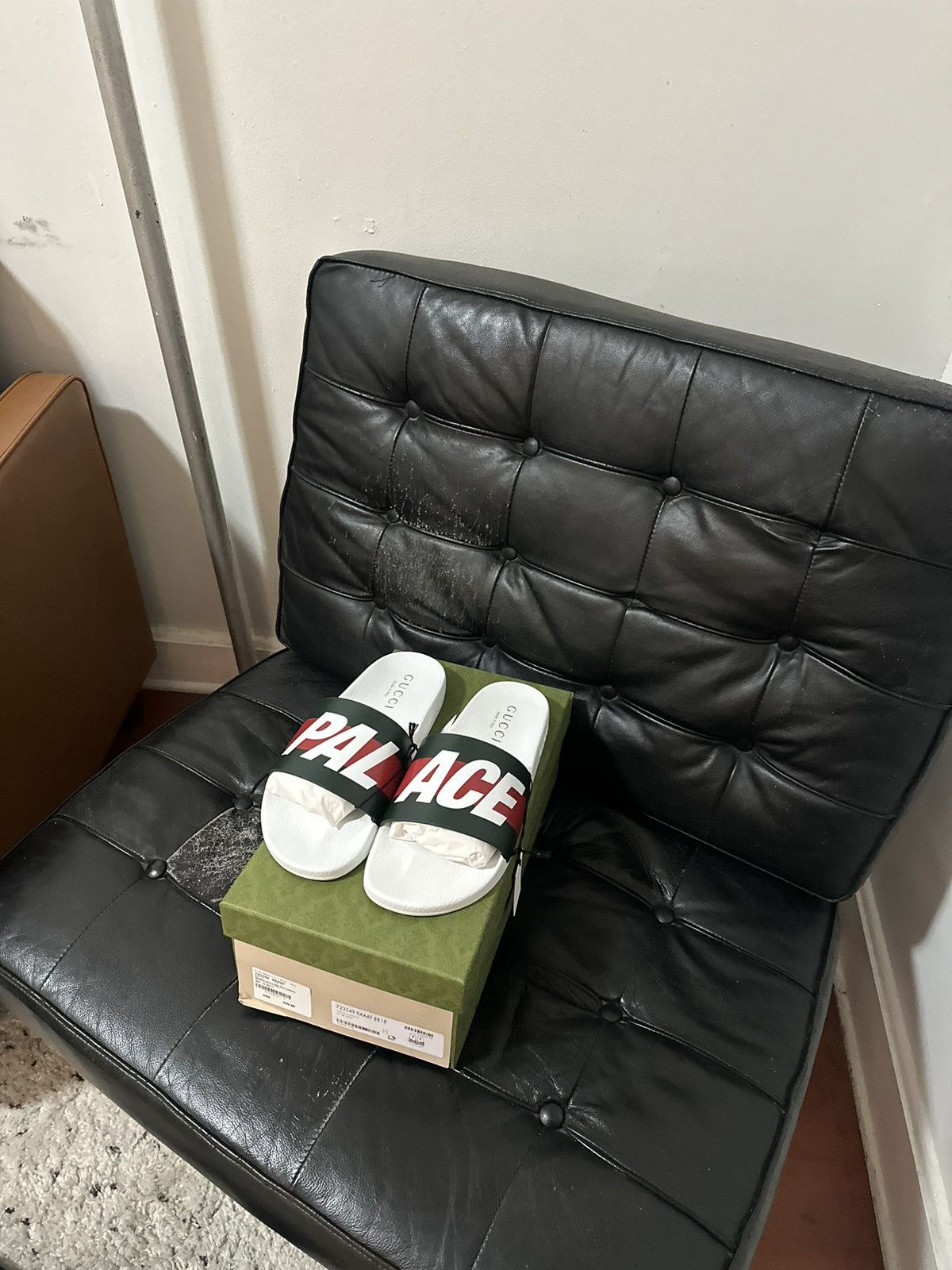 image of Gucci Slides in White, Men's (Size 11)
