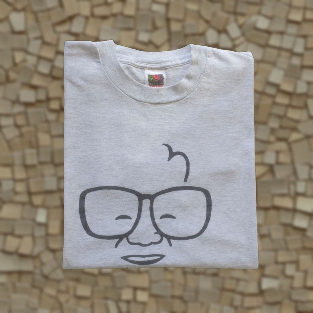 Fruit Of The Loom VINTAGE Fruit of the Loom T-Shirt XL Gray 90s Funny Graphic Big Face Harry Caray's Chicago Mens Cotton Short Sleeve Crew Neck SM/Regular Size US XL / EU 56 / 4 - 1 Thumbnail