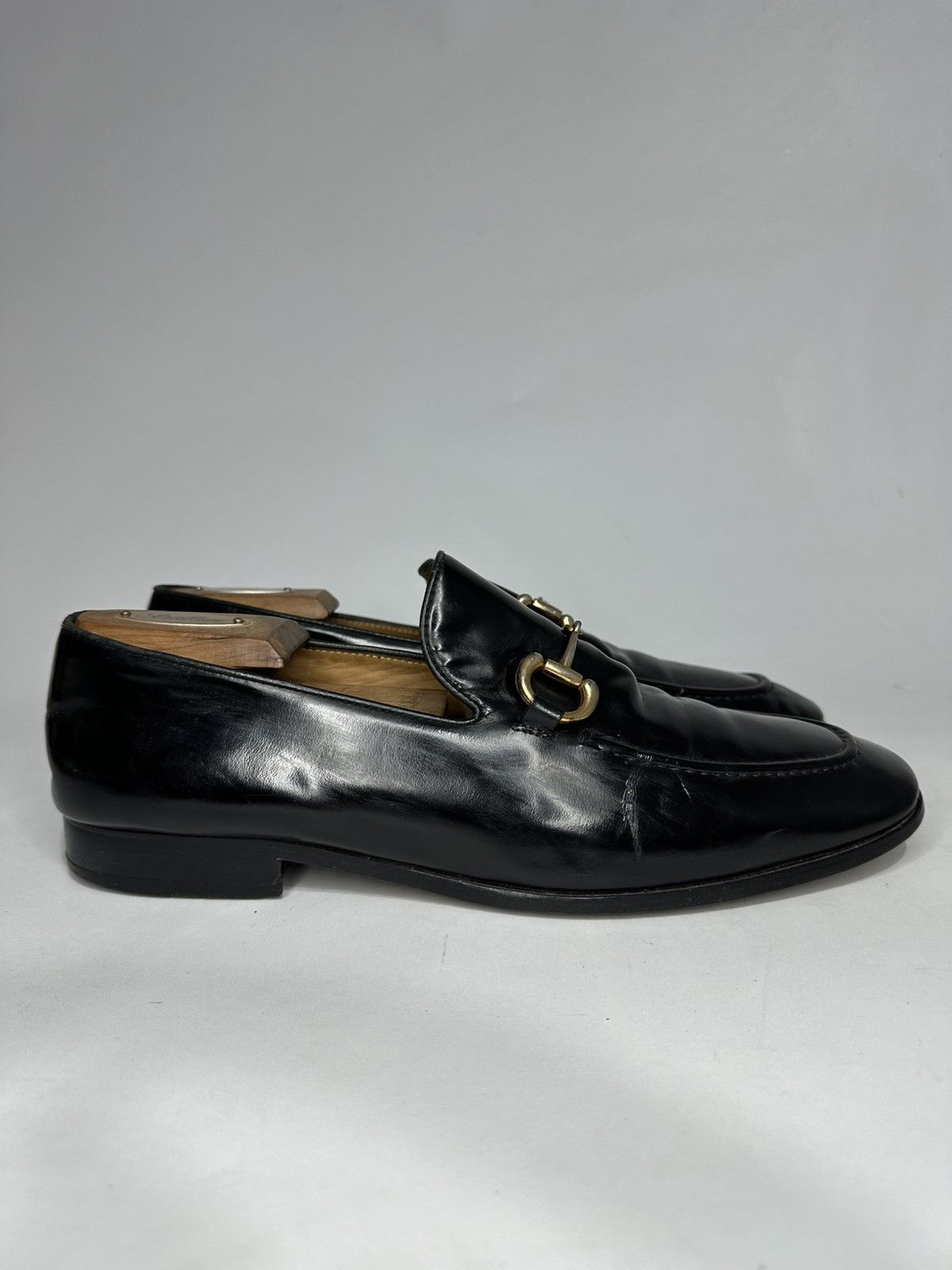 Gucci Gucci Horsebit Patent Leather Loafer. Size US 8 / EU 41 - 2 Thumbnail