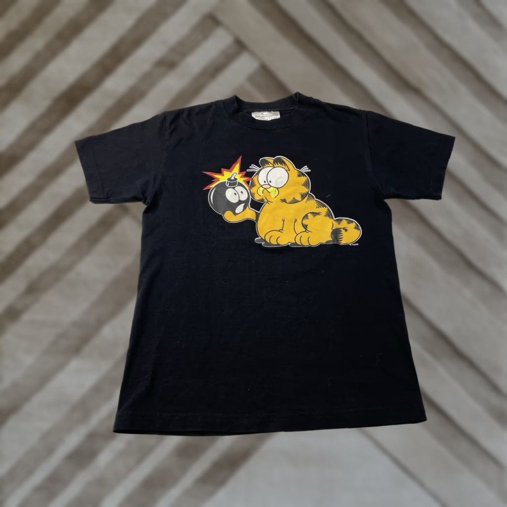 The Hundreds THE HUNDREDS SHIRT Garfield Limited Edition Black Mens S Small Crew Neck T-Shirt 100% Cotton Knit Movie Basic Tee Size US S / EU 44-46 / 1 - 1 Thumbnail