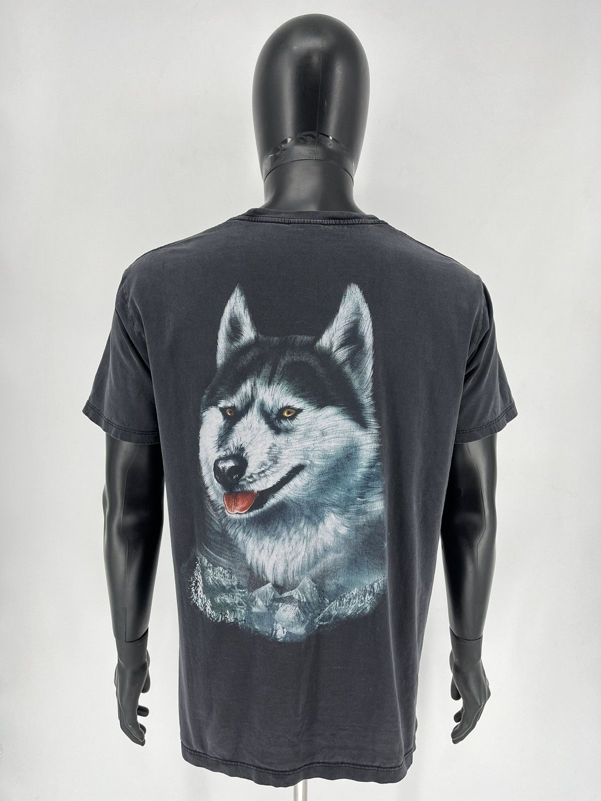 Band Tees Vintage 90s Wolf Face Boxy Fit Tee Toys Rock Size US L / EU 52-54 / 3 - 10 Thumbnail