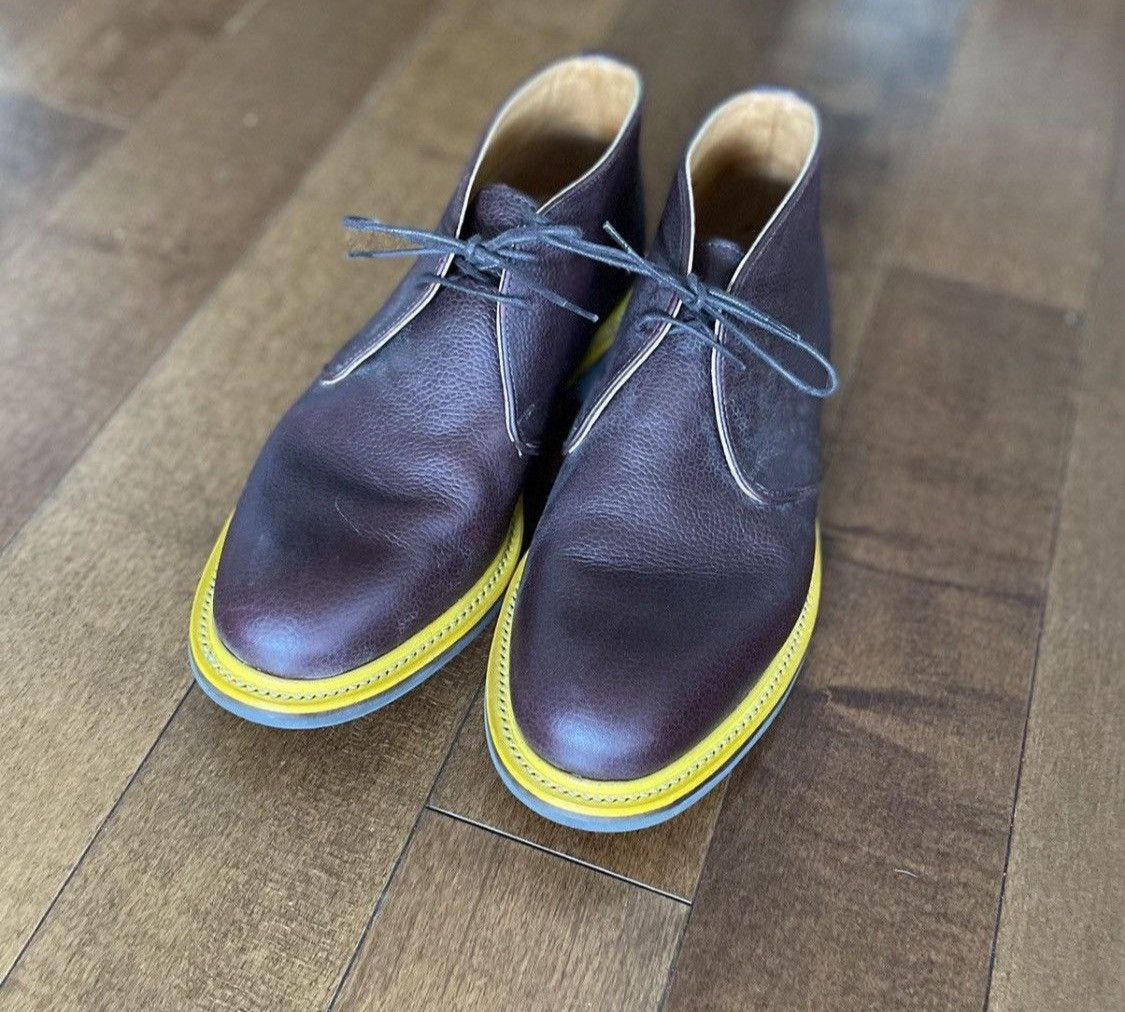 Mark McNairy Pebble grain leather chukka boots Size US 10 / EU 43 - 2 Thumbnail