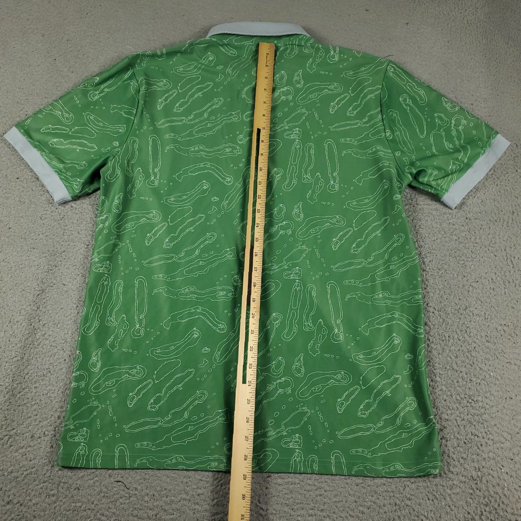 Vintage Smith & Quinn Polo Shirt Mens Large Green Golf Course Performance Short Sleeve Size US L / EU 52-54 / 3 - 3 Thumbnail