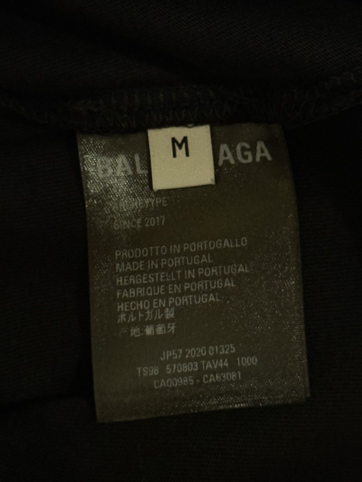 Balenciaga Balenciaga black t shirt Size US M / EU 48-50 / 2 - 6 Thumbnail