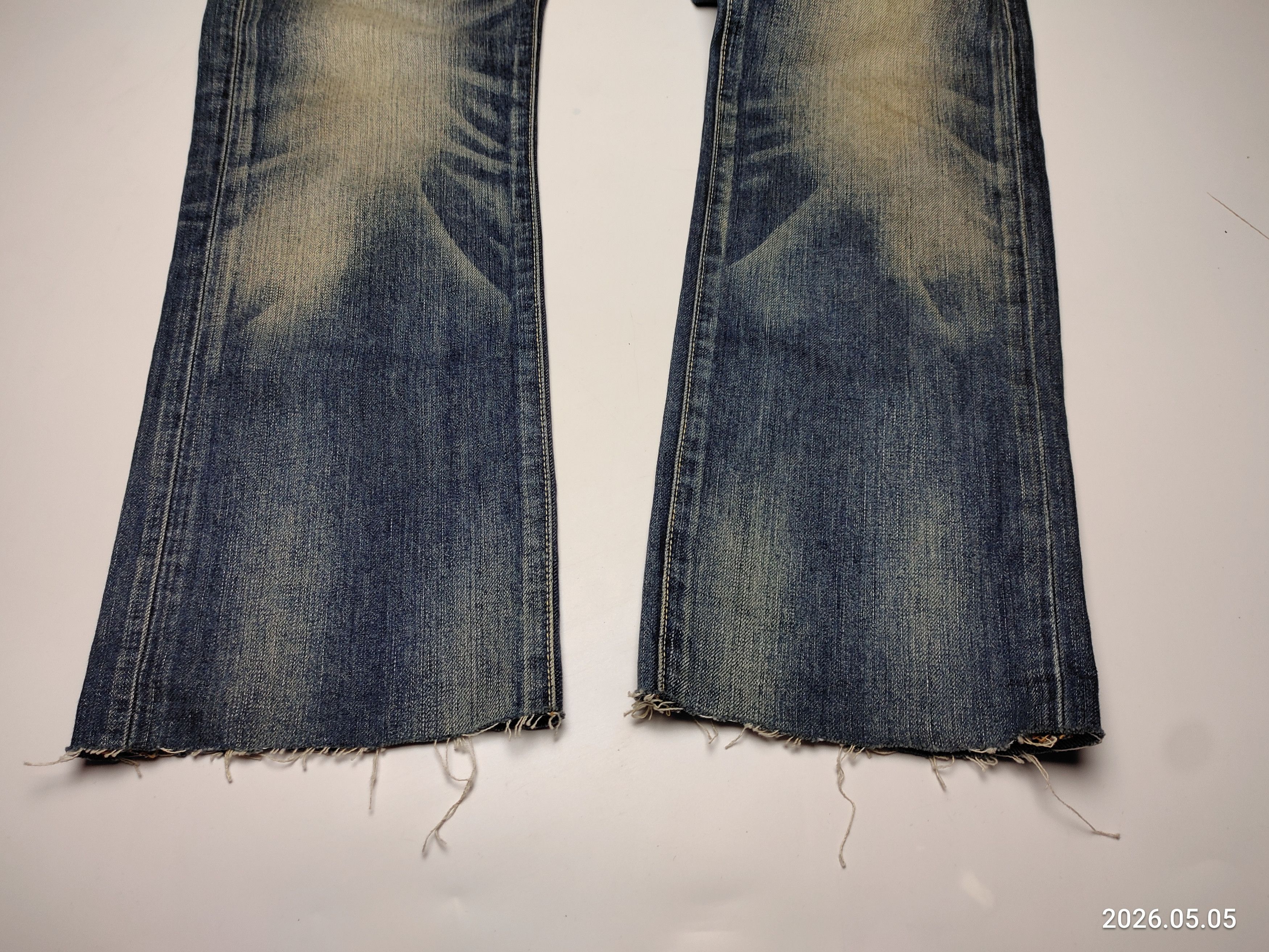 Japanese Brand Crazy faded Red Card Japanese Denim Size US 32 / EU 48 - 6 Thumbnail