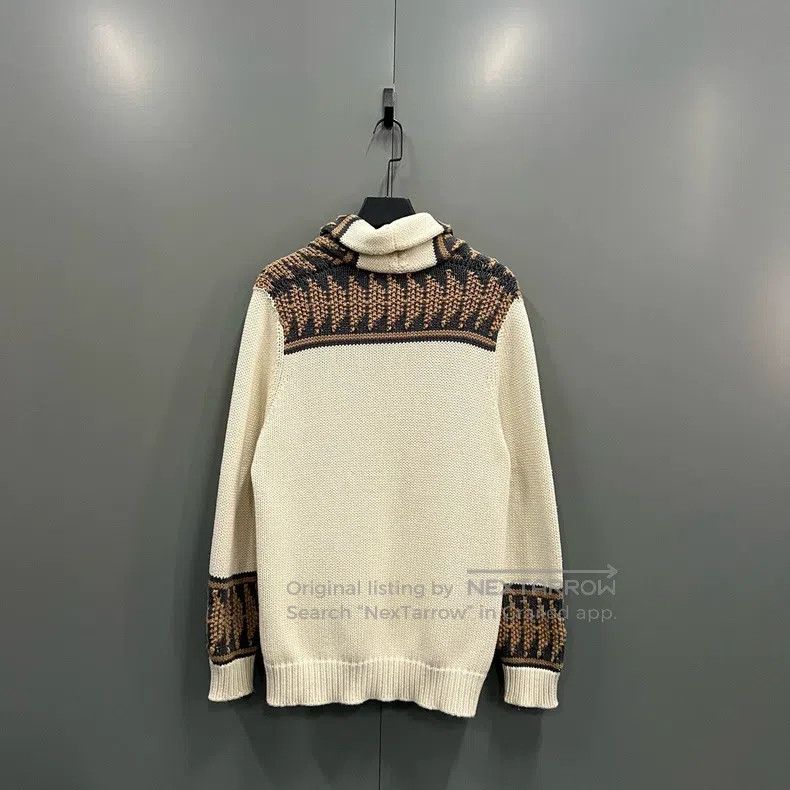 Brunello Cucinelli Brunello Cucinelli Patterned knit cardigan Size US M / EU 48-50 / 2 - 2 Thumbnail