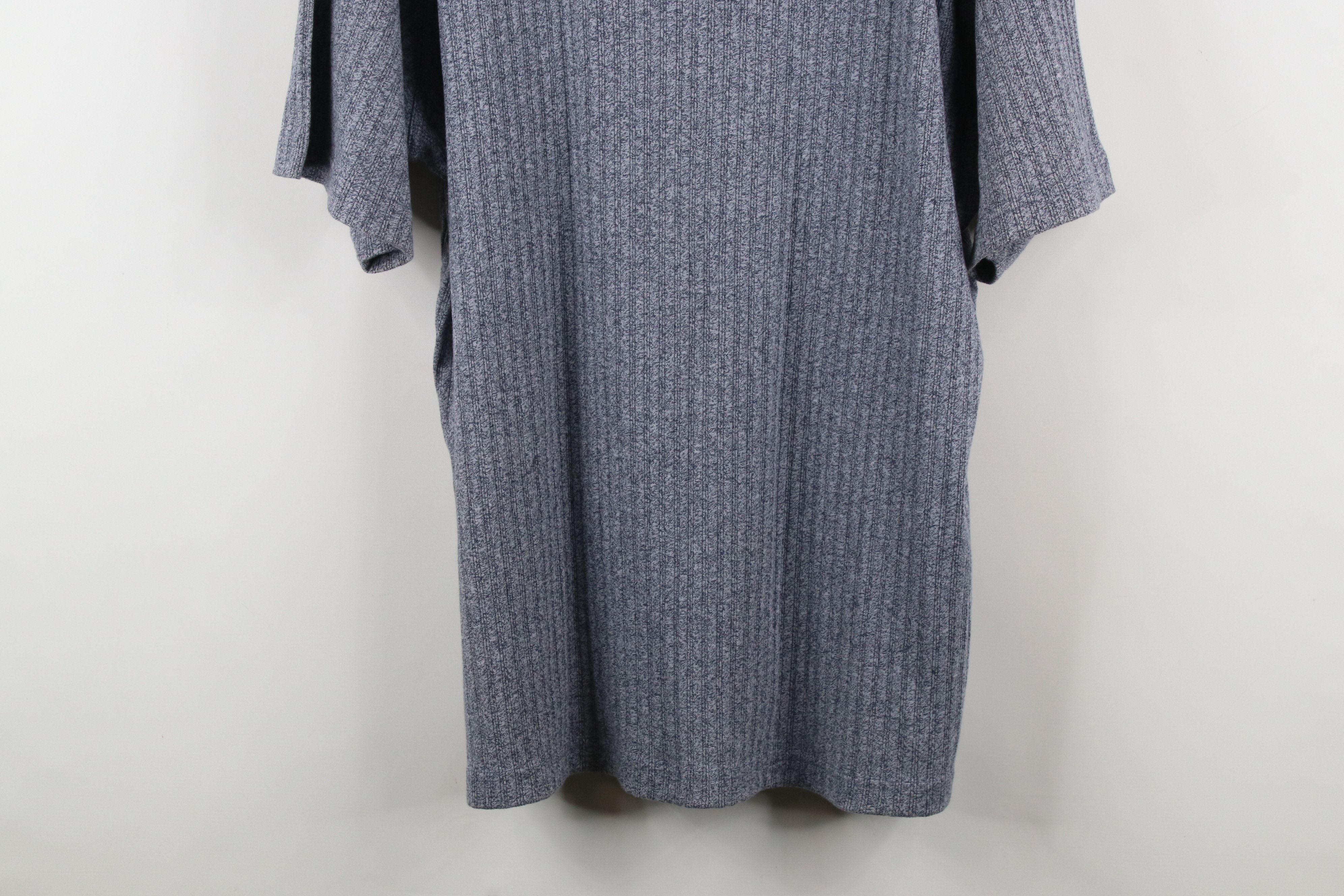 Vintage Vintage 90s Streetwear Ribbed Knit Short Sleeve T-Shirt Size US XL / EU 56 / 4 - 3 Thumbnail