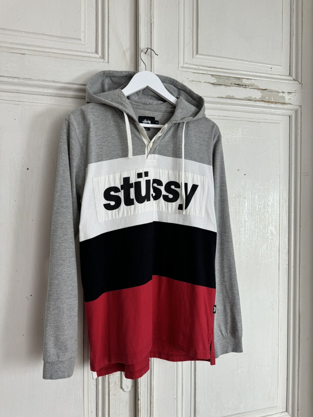 Stussy × Vintage Stussy Big Logo Light Hoodie Size US M / EU 48-50 / 2 - 1 Thumbnail