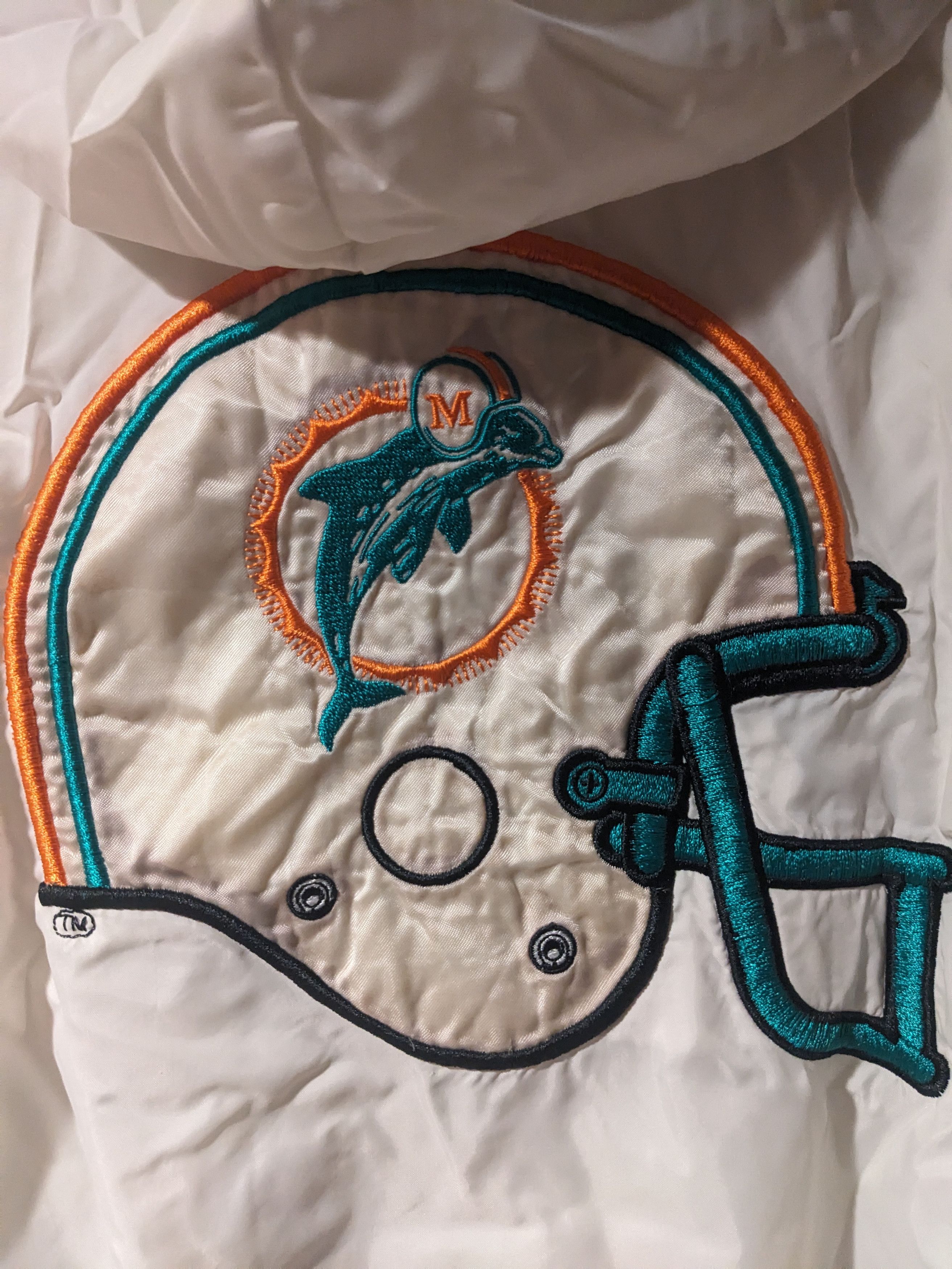 NFL × Vintage Vintage 80s Miami Dolphins NFL Football Half Zip Windbreaker Size US L / EU 52-54 / 3 - 2 Thumbnail