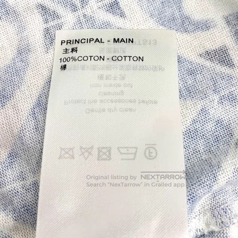Louis Vuitton Louis Vuitton 23 blue striped logo cotton camisole vest Size L / US 10 / IT 46 - 7 Thumbnail