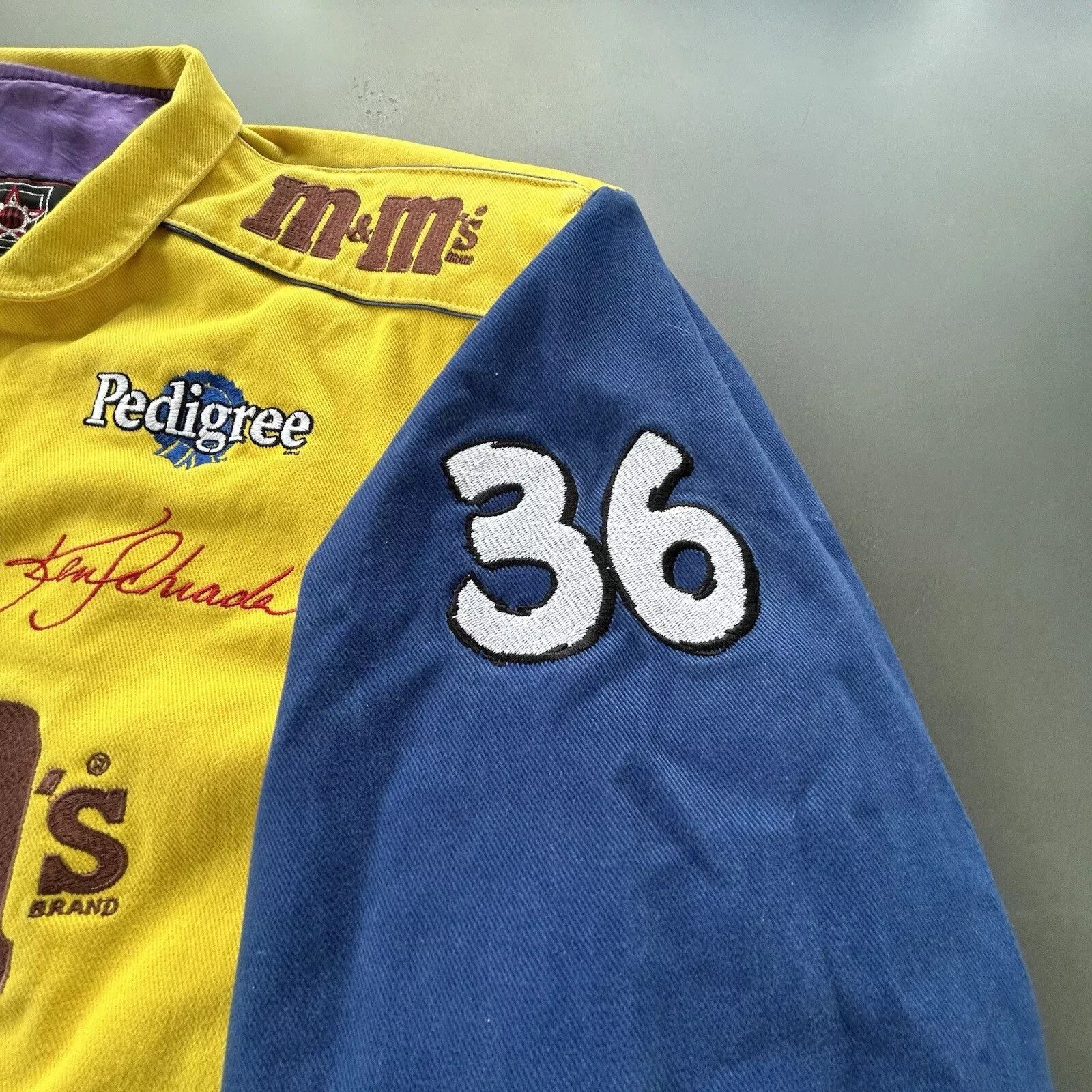 NASCAR Vintage JH Design Nascar M&M’s Ken Schrader #36 Size US XXL / EU 58 / 5 - 10 Thumbnail