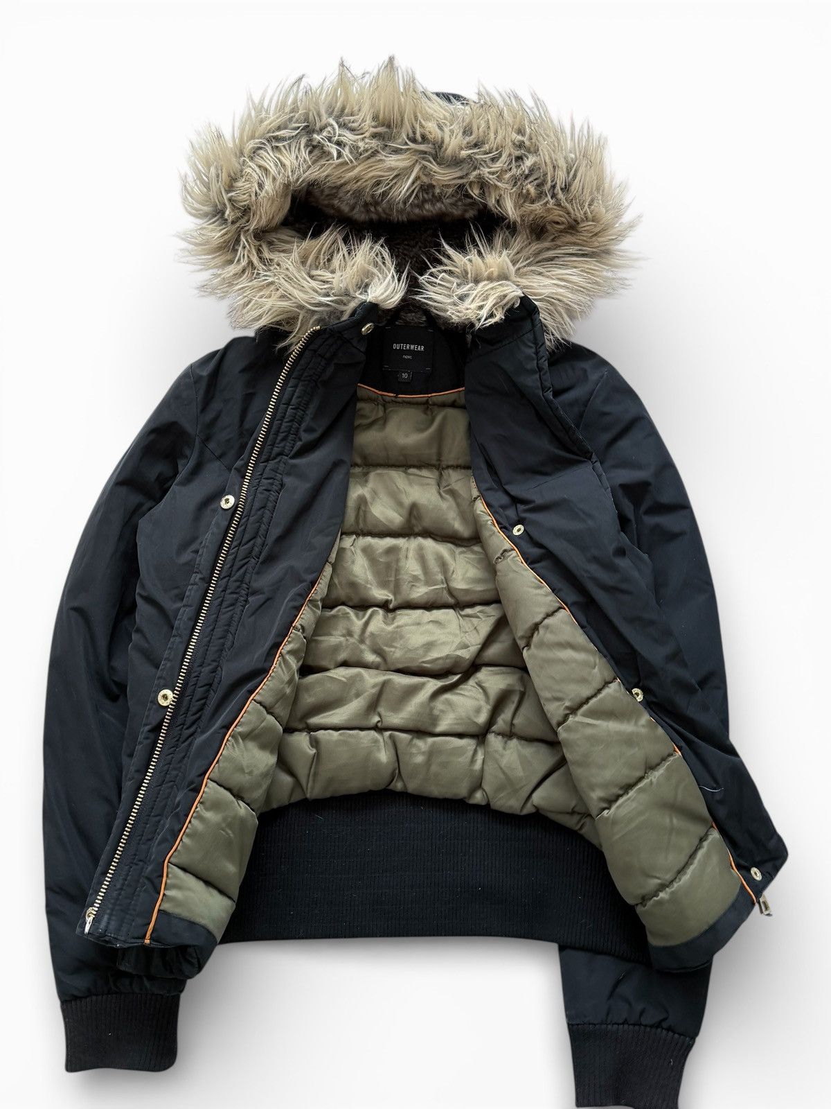 If Six Was Nine 00s If Six Was Nine L.G.B. Style Fur Hood Jacket Size US M / EU 48-50 / 2 - 4 Thumbnail