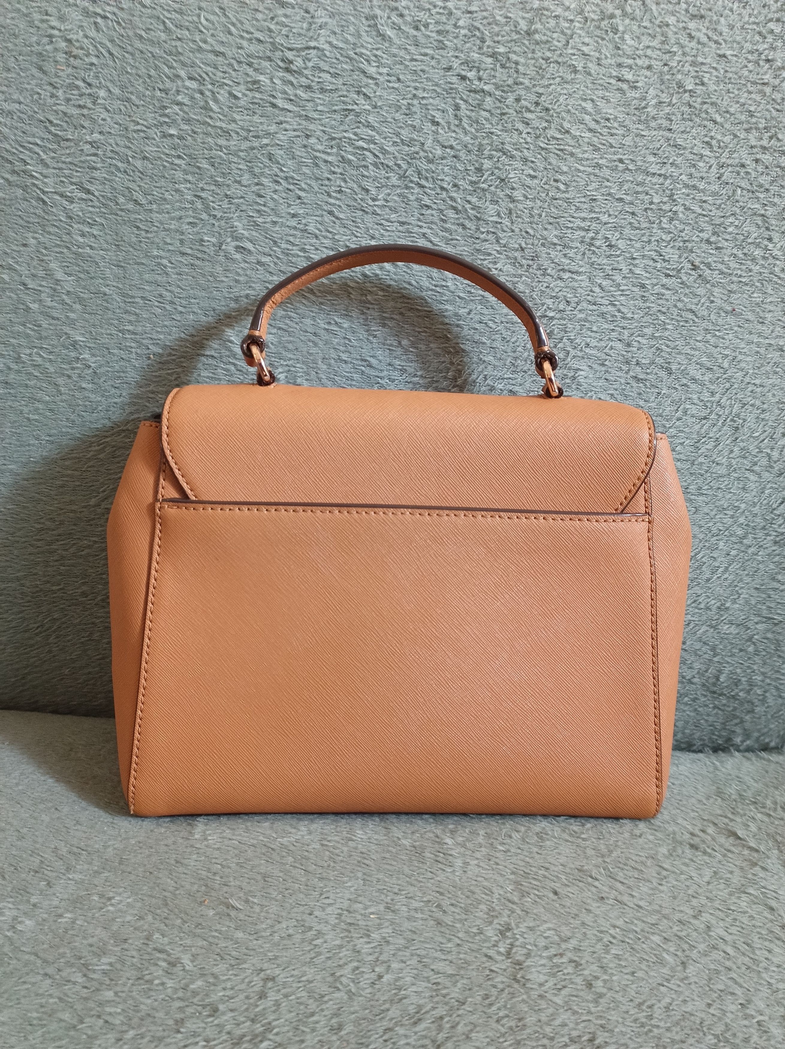 Tory Burch Tory Burch Emerson Tan Leather Flap Top Handle Crossbody Bag Size ONE SIZE - 3 Thumbnail