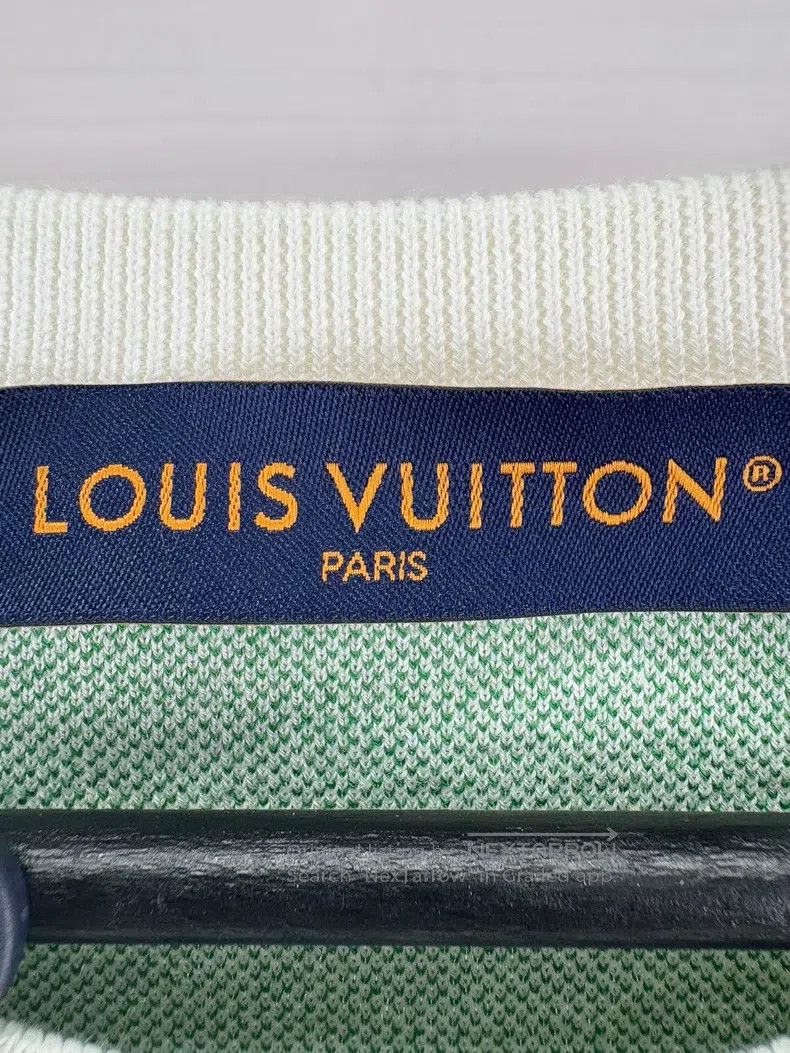Louis Vuitton Louis Vuitton White and green checkerboard short sleeve Size US L / EU 52-54 / 3 - 5 Thumbnail
