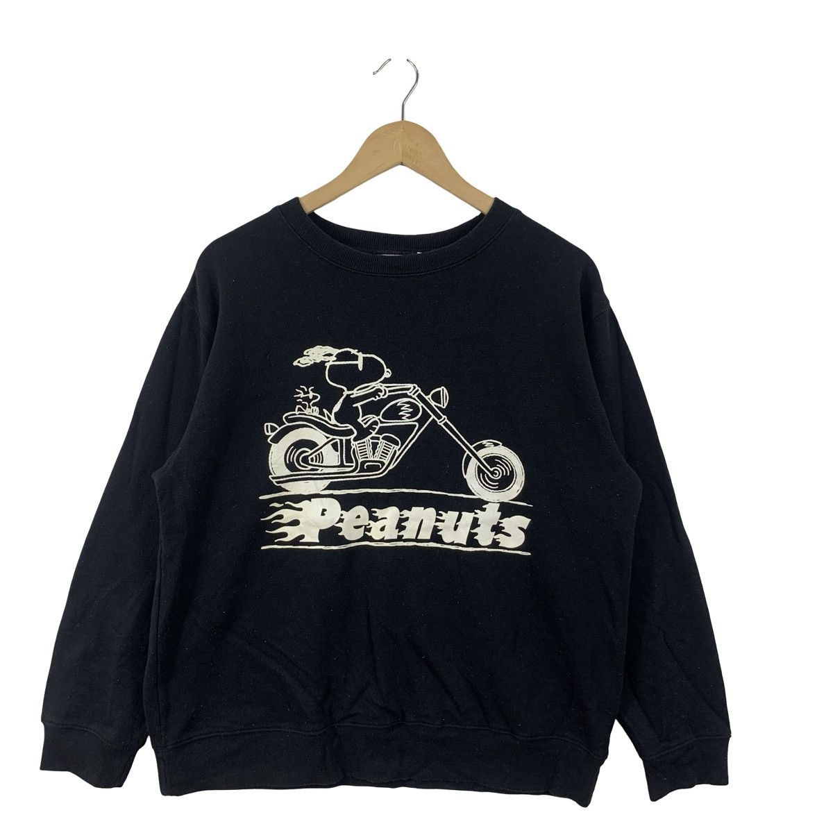 Peanuts Vintage Peanuts Snoopy Biker Motorcycle Graphic Sweatshirt Size US M / EU 48-50 / 2 - 5 Thumbnail