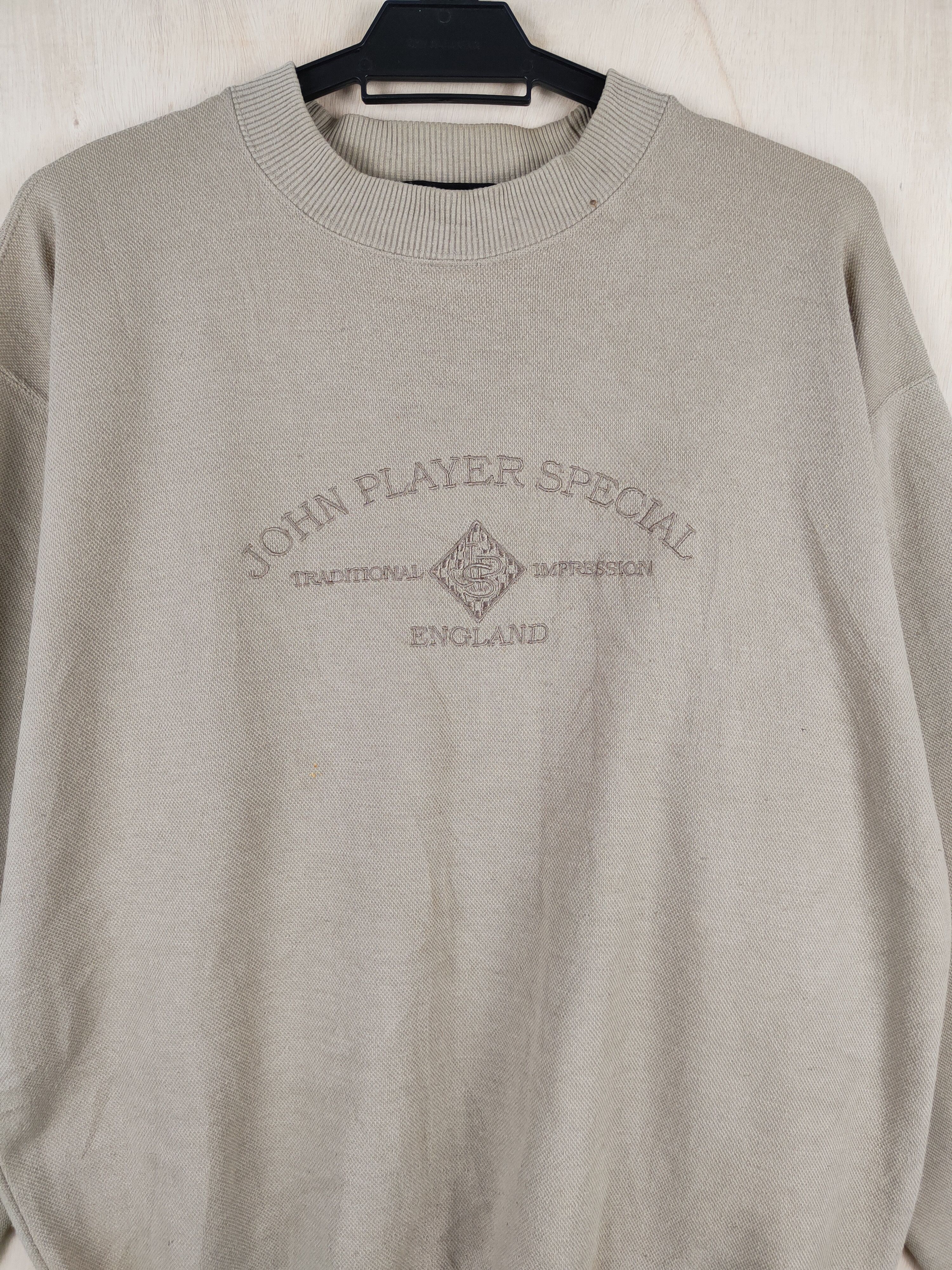 Japanese Brand × Vintage John Player Special vintage Brown Sweatshirts #S2600 Size US L / EU 52-54 / 3 - 3 Thumbnail