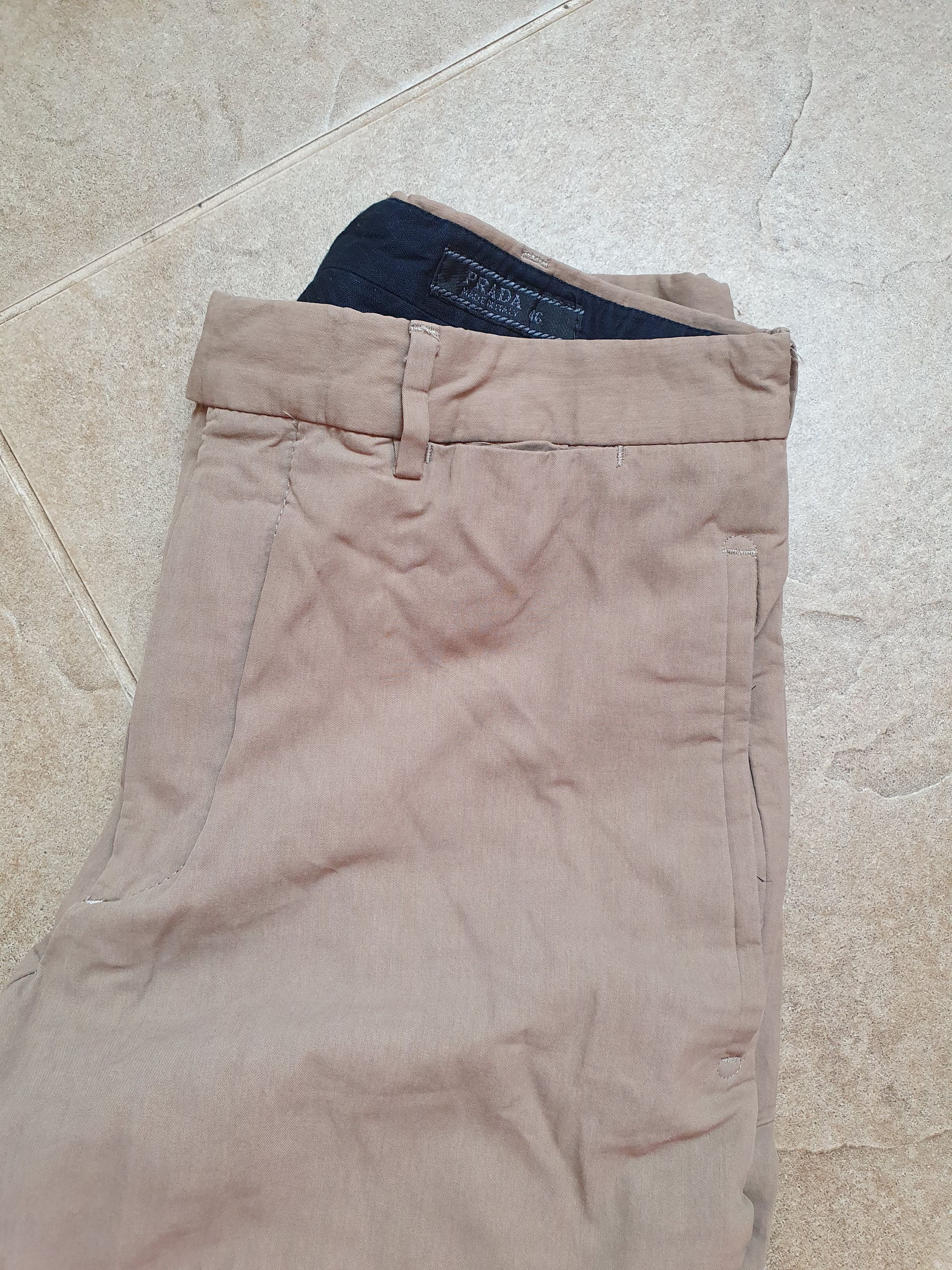 Prada Women's Prada capri pants chinos breeches beige size 46 Size 32" / US 10 / IT 46 - 8 Thumbnail