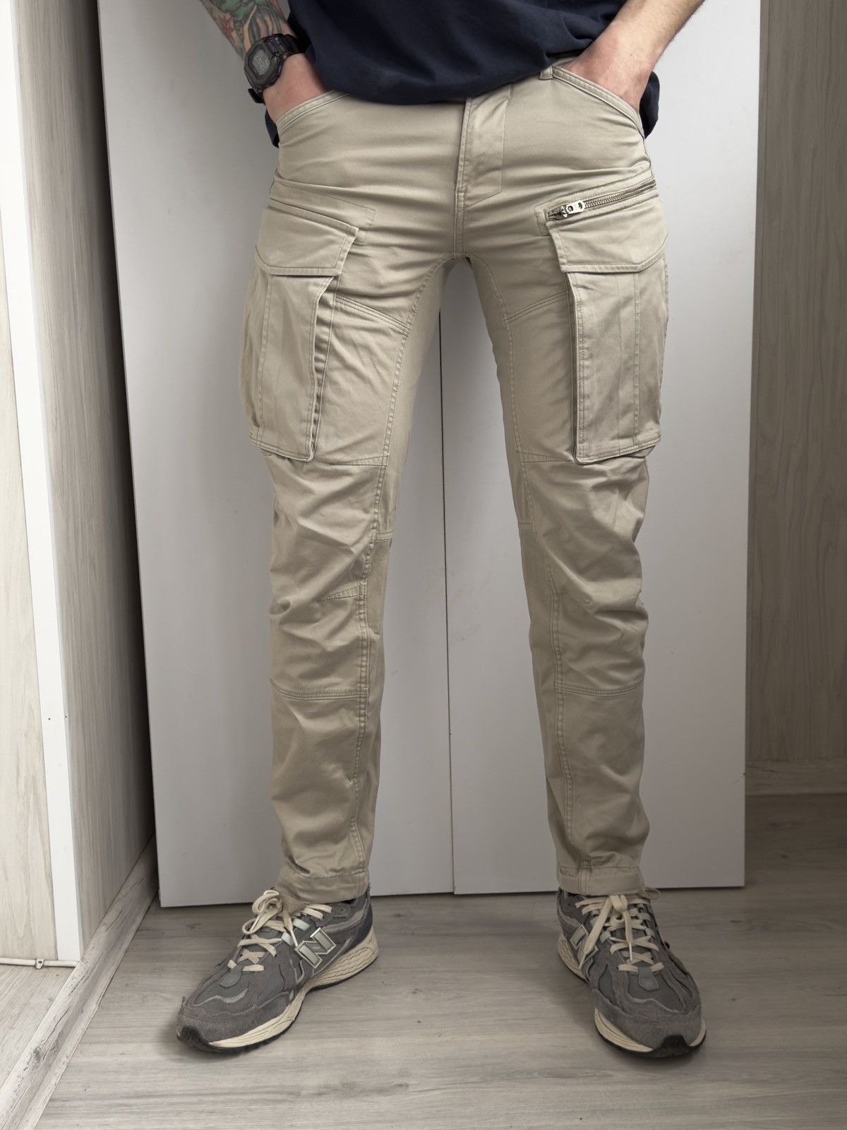 G-Star G-Star RAW Rovic Zip 3D Straight Tapered Cargos Size 30/32 Size US 30 / EU 46 - 2 Thumbnail