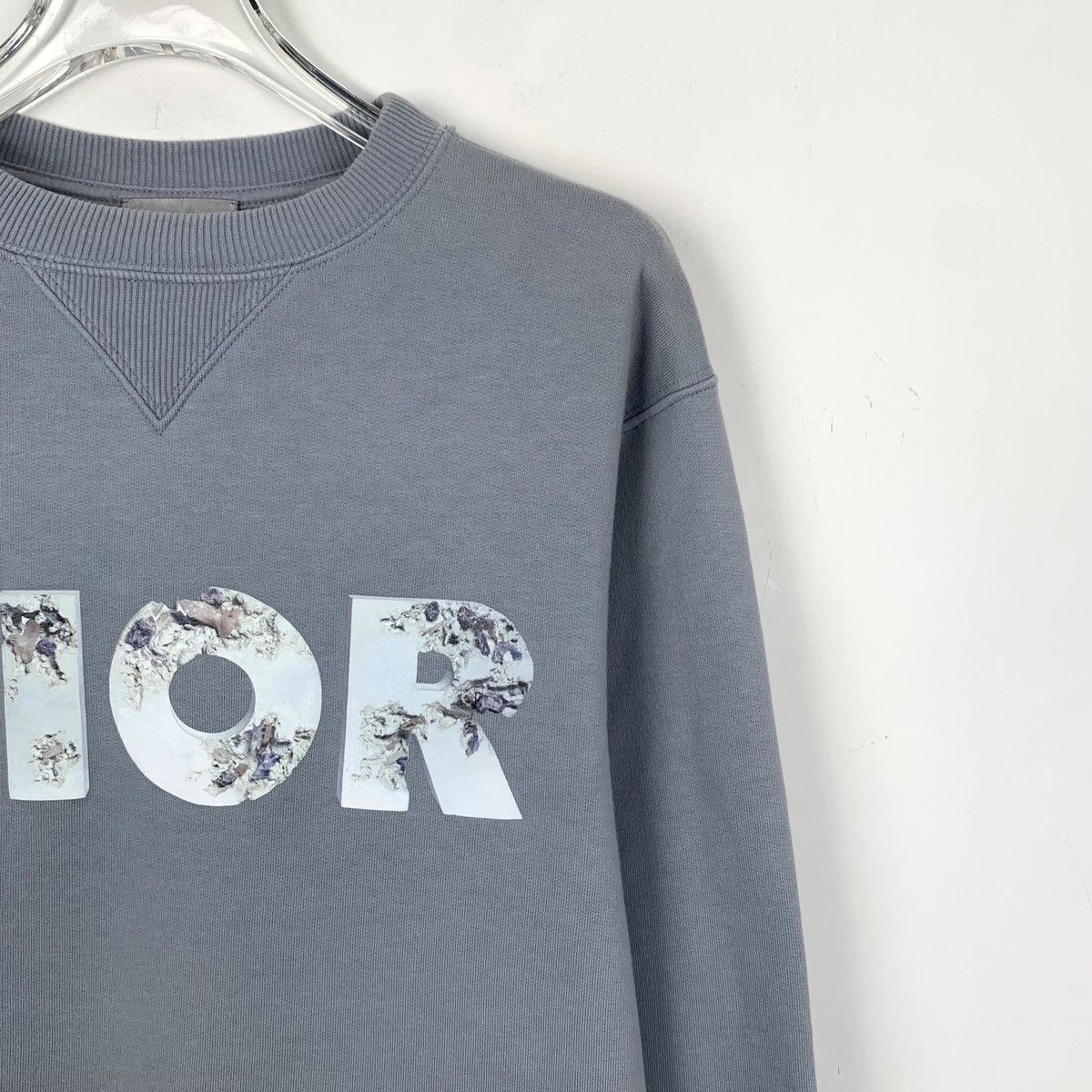 Dior Dior x Daniel Arsham Blue Logo Printed Sweatshirt K26WX Size US XXS / EU 40 - 3 Thumbnail