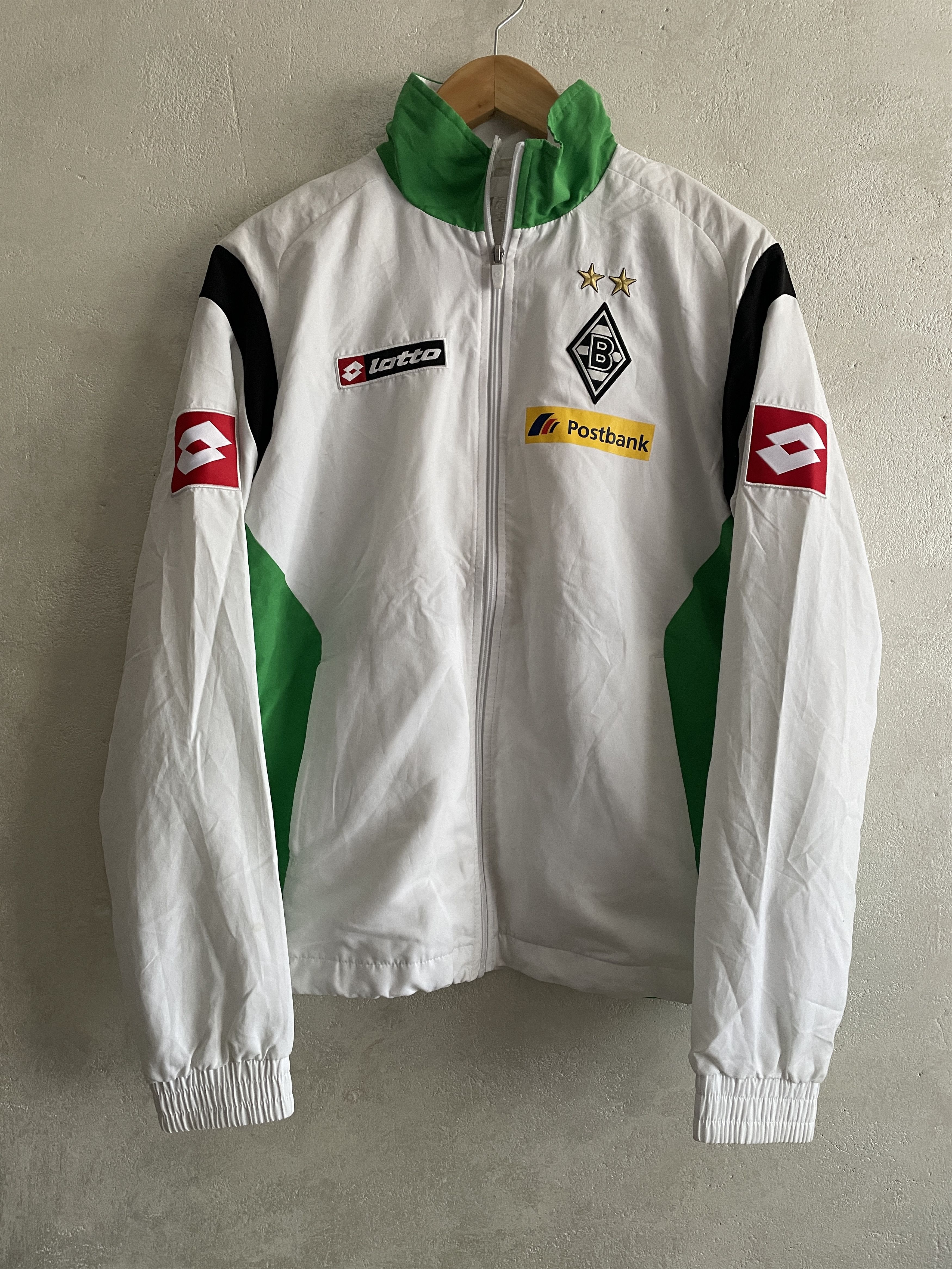 Lotto Sport Borussia Monchengladbach Vintage Track Jacket Football Match Size US S / EU 44-46 / 1 - 1 Thumbnail