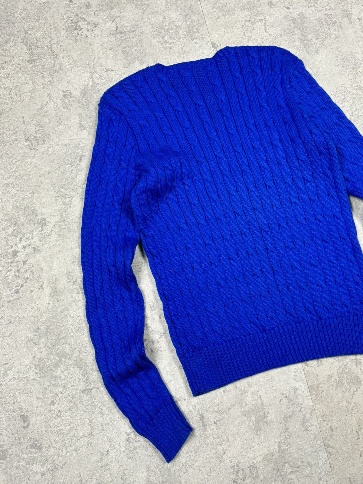 Polo Ralph Lauren Polo Ralph Lauren Women Cable Knit Sweater Crew Neck Size L Size L / US 10 / IT 46 - 9 Thumbnail