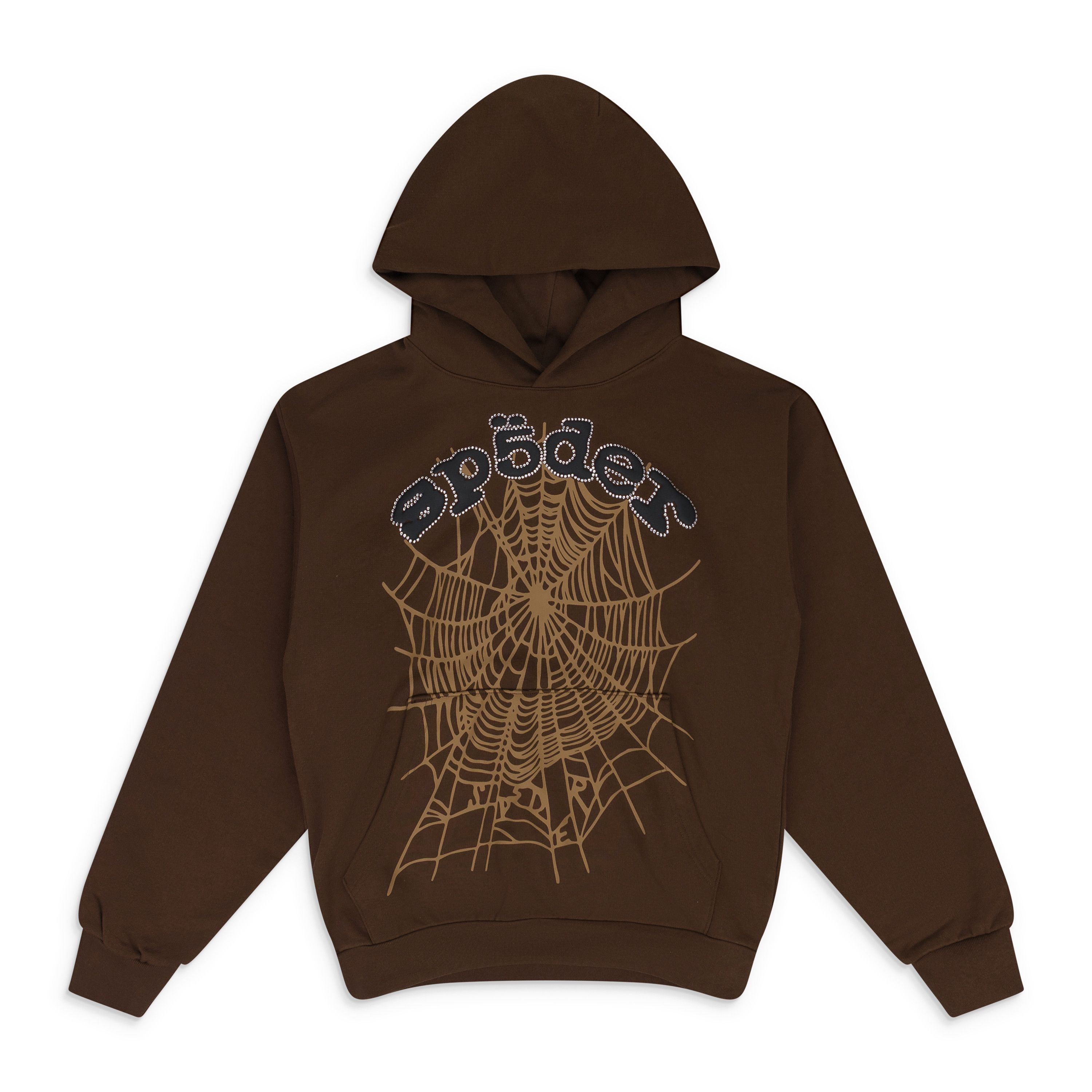 Sp5der Rhinestone Og Web Hoodie SIZE M Size US M / EU 48-50 / 2 - 1 Thumbnail