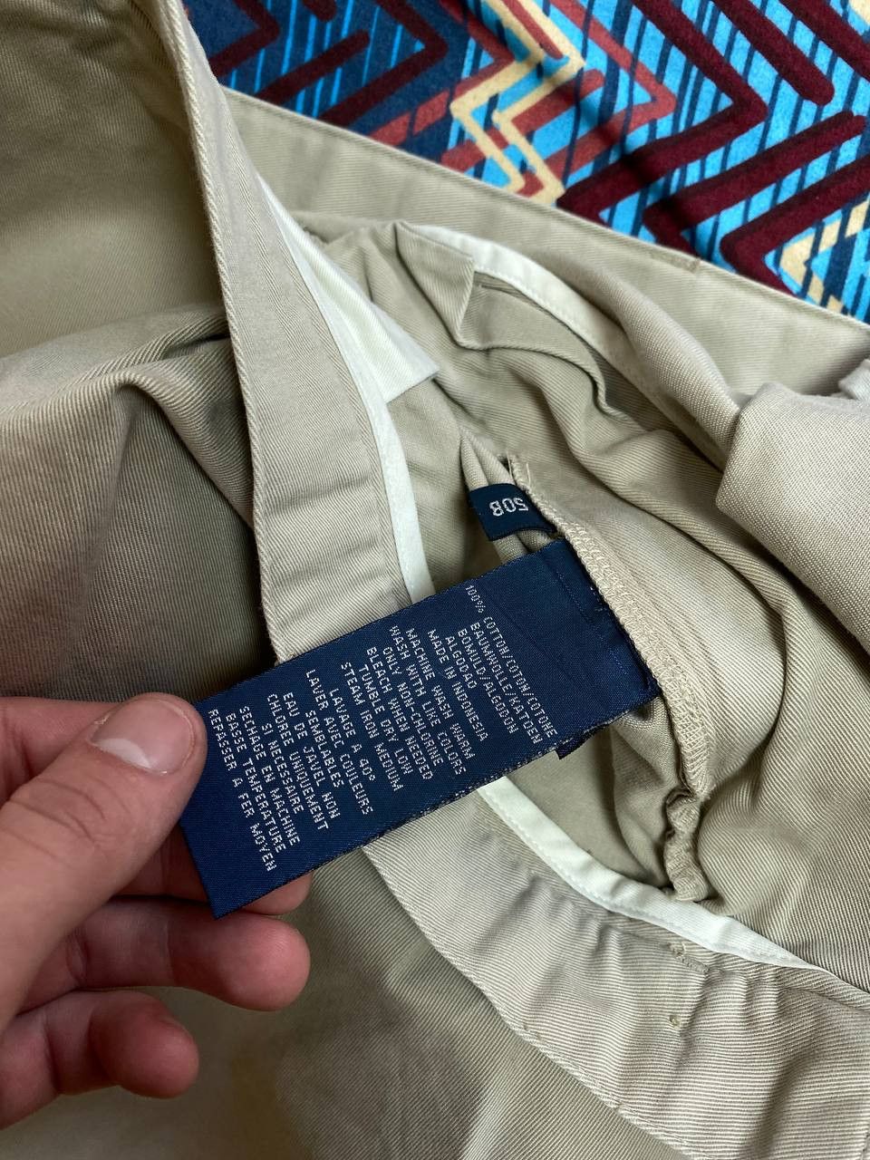 Polo Ralph Lauren × Vintage Vintage Y2K Polo Pleated Tyler Shorts in Khaki Size US 34 / EU 50 - 4 Thumbnail