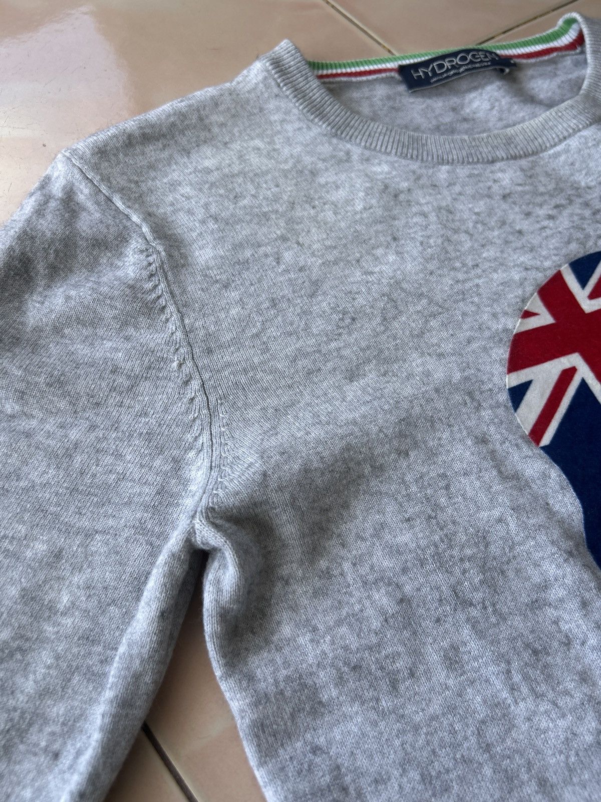 HYDROGEN Hydrogen Britain Flag Skull Sweatshirt Size US M / EU 48-50 / 2 - 9 Thumbnail