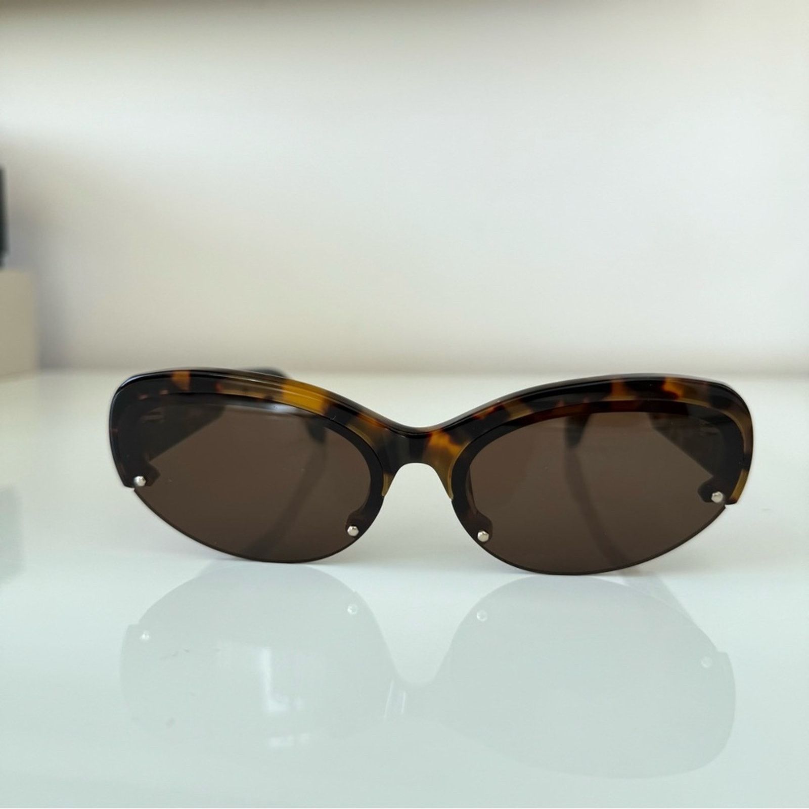Palm Angels NEW!!! Palm Angels sunglasses PERI054 6064 Authentic 380$ Size ONE SIZE - 2 Thumbnail