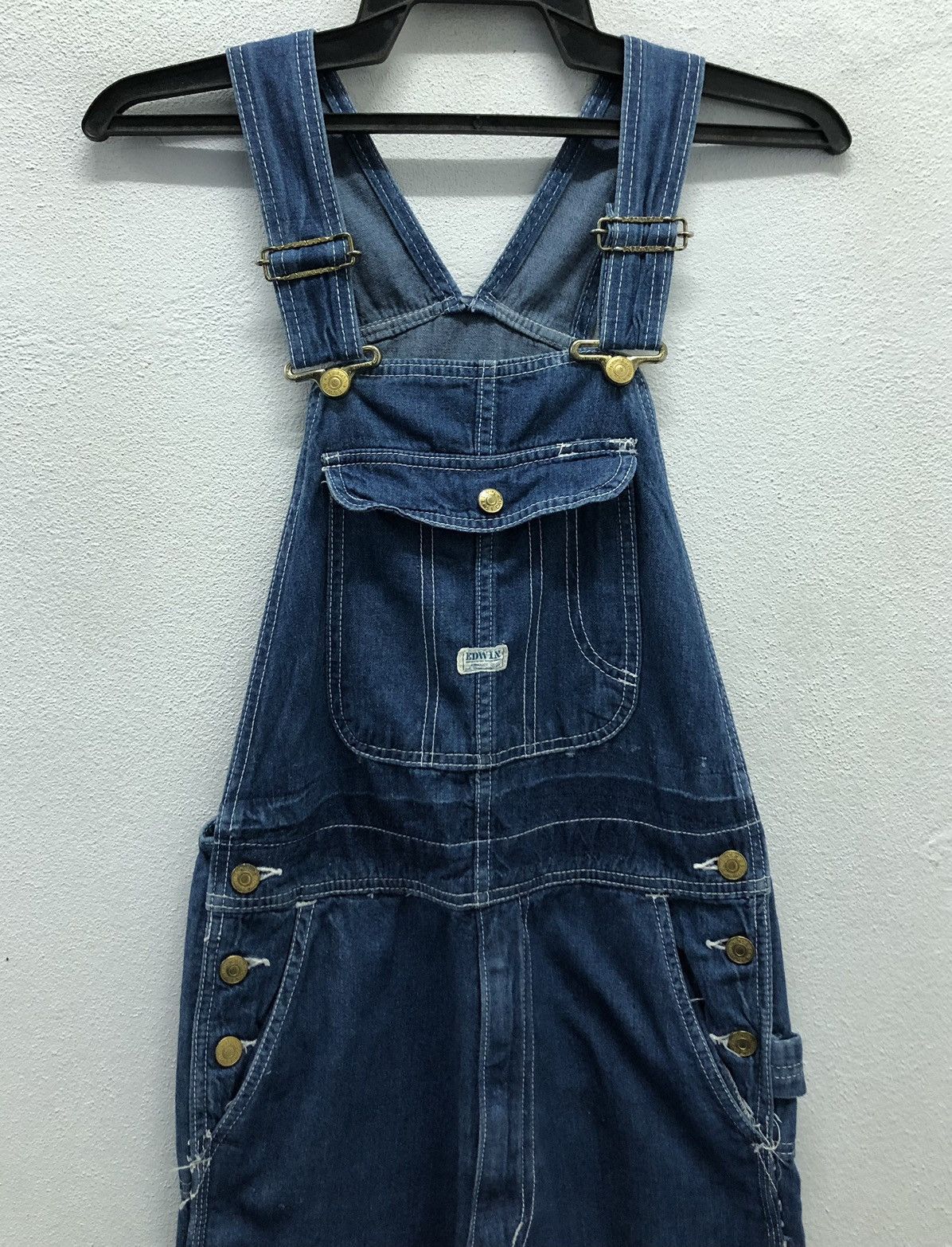Edwin Vintage Edwin Over Works Factory Overalls Size US 29 - 3 Thumbnail