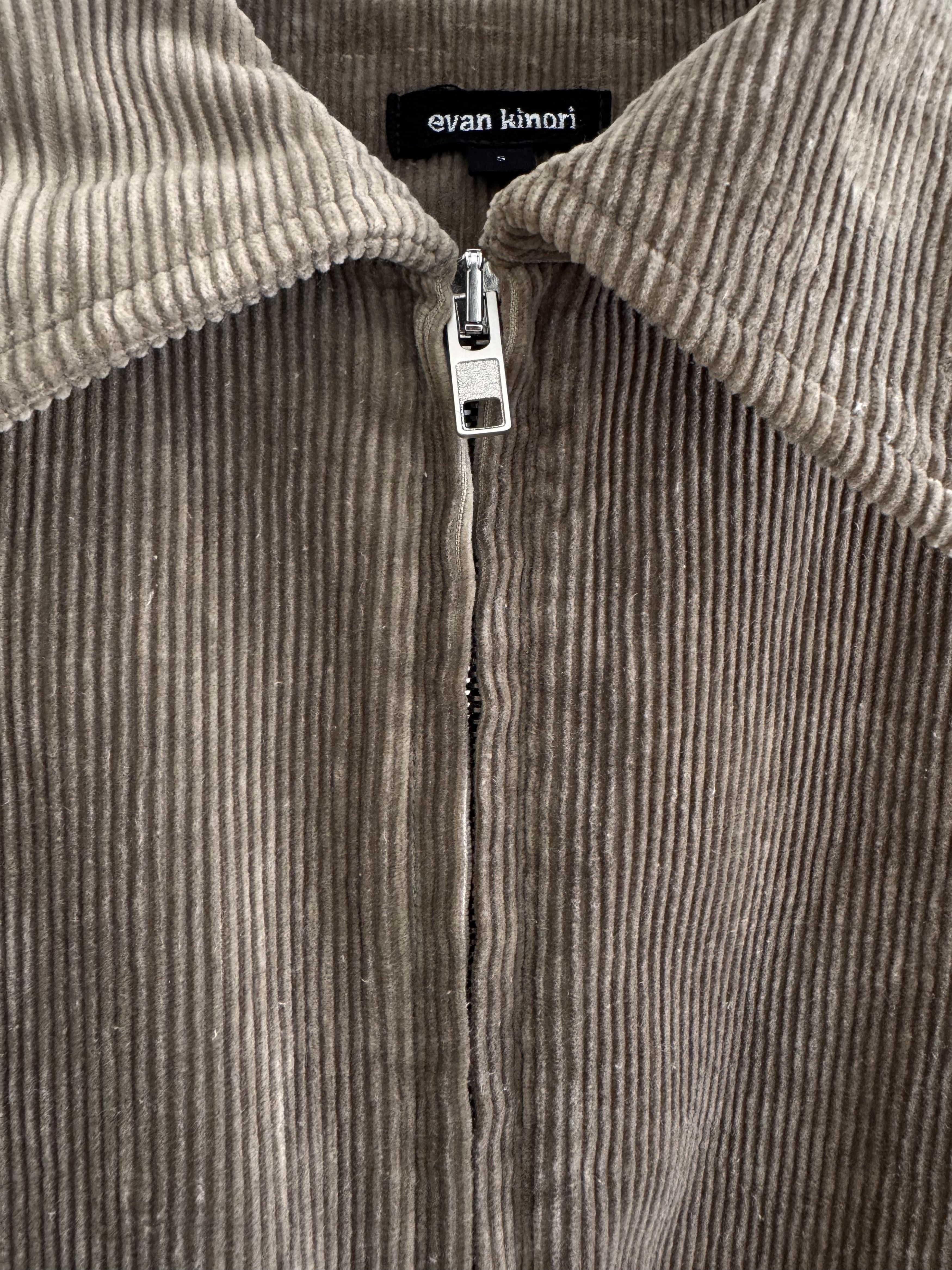 Evan Kinori Evan Kinori Zip Jacket Two Cotton/Hemp Corduroy Small Size US S / EU 44-46 / 1 - 4 Thumbnail