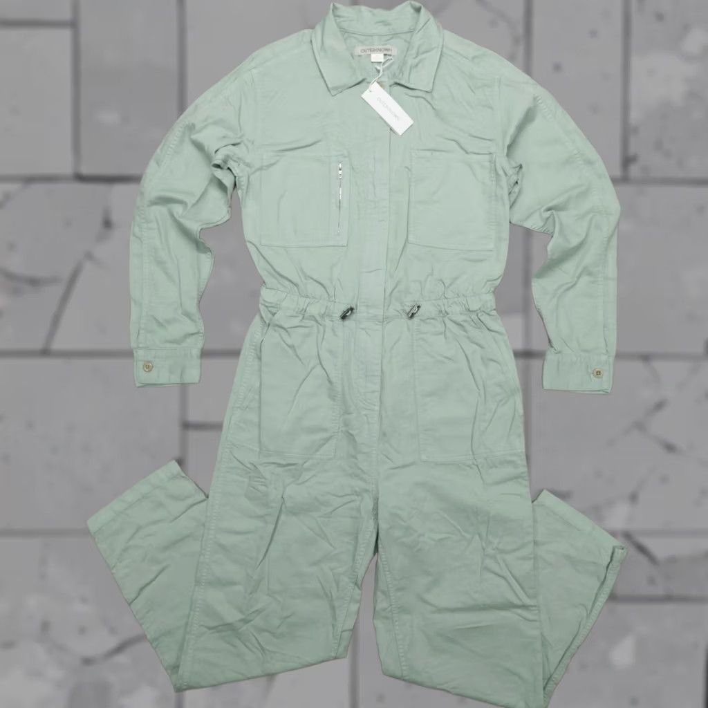 Outerknown Outerknown Jumpsuit Coveralls Women's Size S Green Organic Cinched Station Size 28" / US 6 / IT 42 - 1 Thumbnail