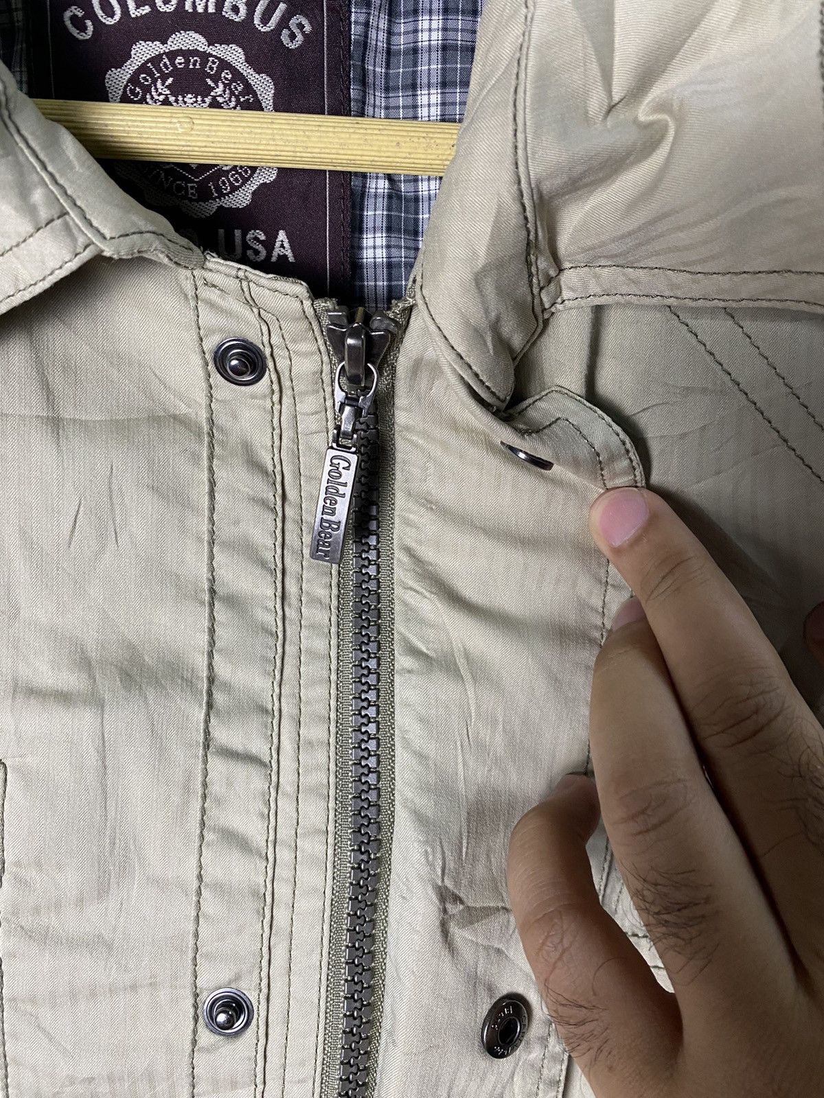 Golden Bear × Japanese Brand Golden Bear Columbus Ohio Usa zipper Jacket Size US M / EU 48-50 / 2 - 6 Thumbnail