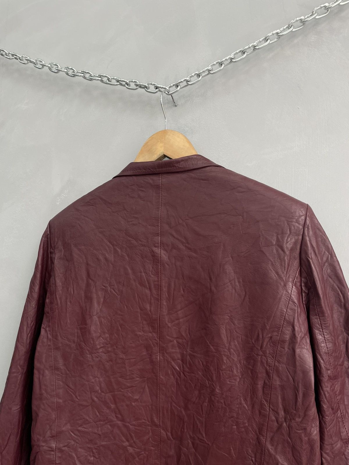 Zadig & Voltaire Zadig & Voltaire avant garde leather blazer designer Size S / US 4 / IT 40 - 13 Thumbnail