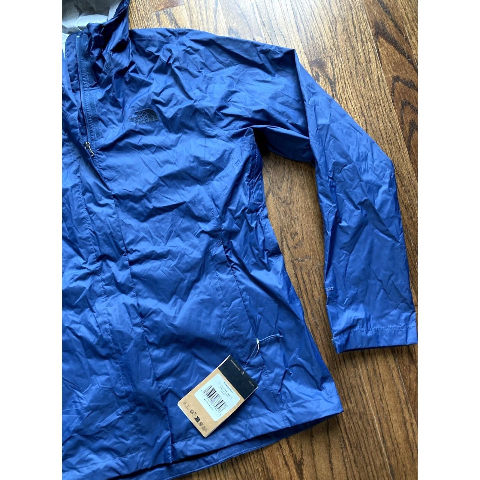 The North Face The North Face Rain Jacket Womens L Blue Hooded Full Zip DryVent Softshell Jacket Size L / US 10 / IT 46 - 3 Thumbnail
