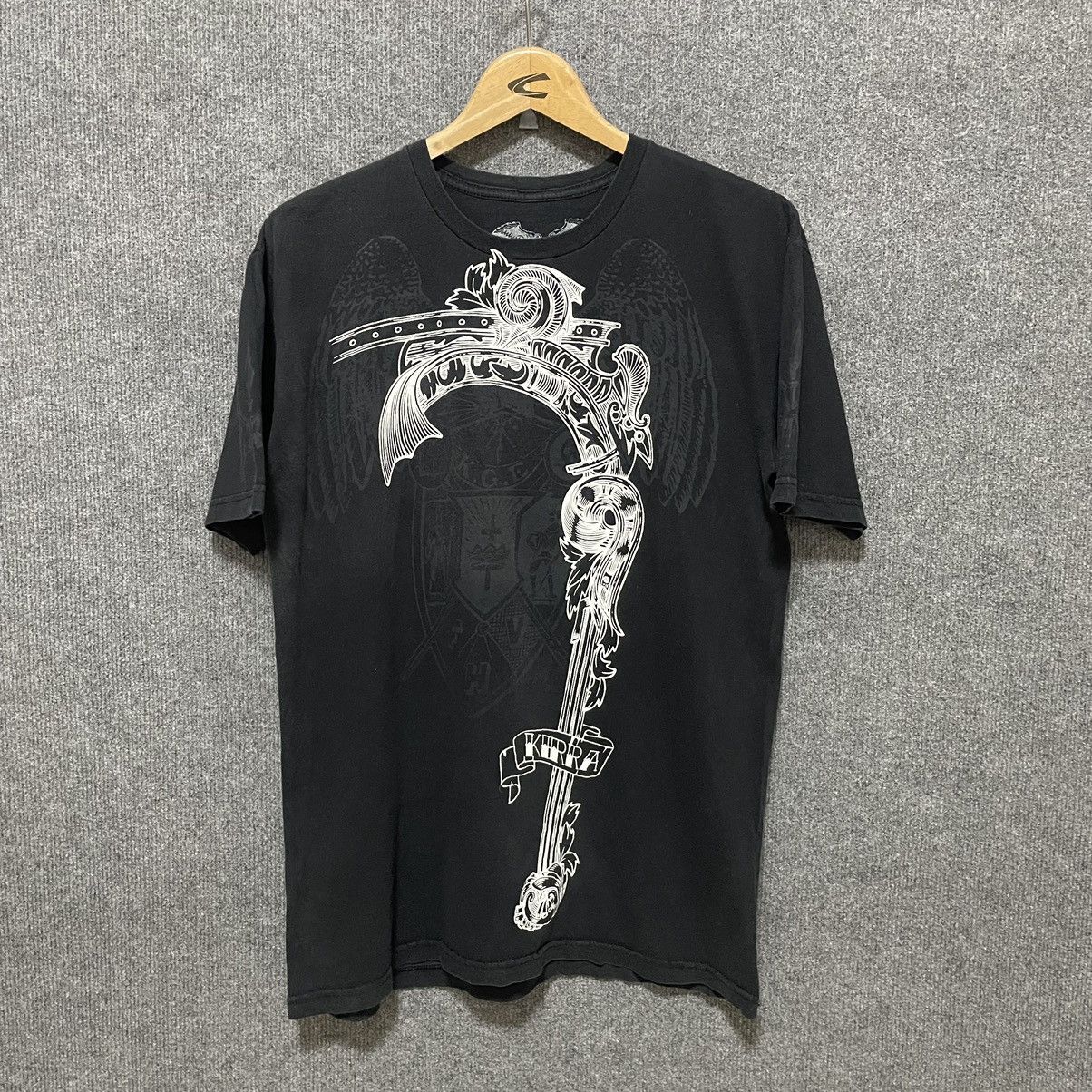 Affliction × Kirra Kirra Affliction Double Sided Graphic Rare T Shirt Size US M / EU 48-50 / 2 - 4 Thumbnail