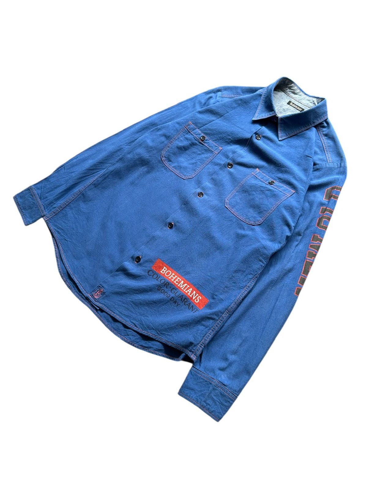 Hysteric Glamour Bohemians '' Bogey '' shirt double pocket Size US M / EU 48-50 / 2 - 3 Thumbnail